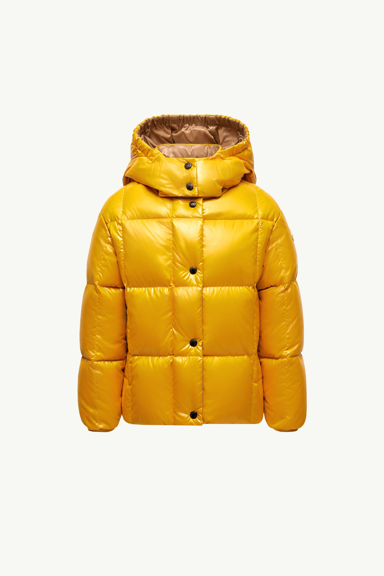 Parana Daunenjacke mit Kapuze Mädchen Gelb Moncler 0
