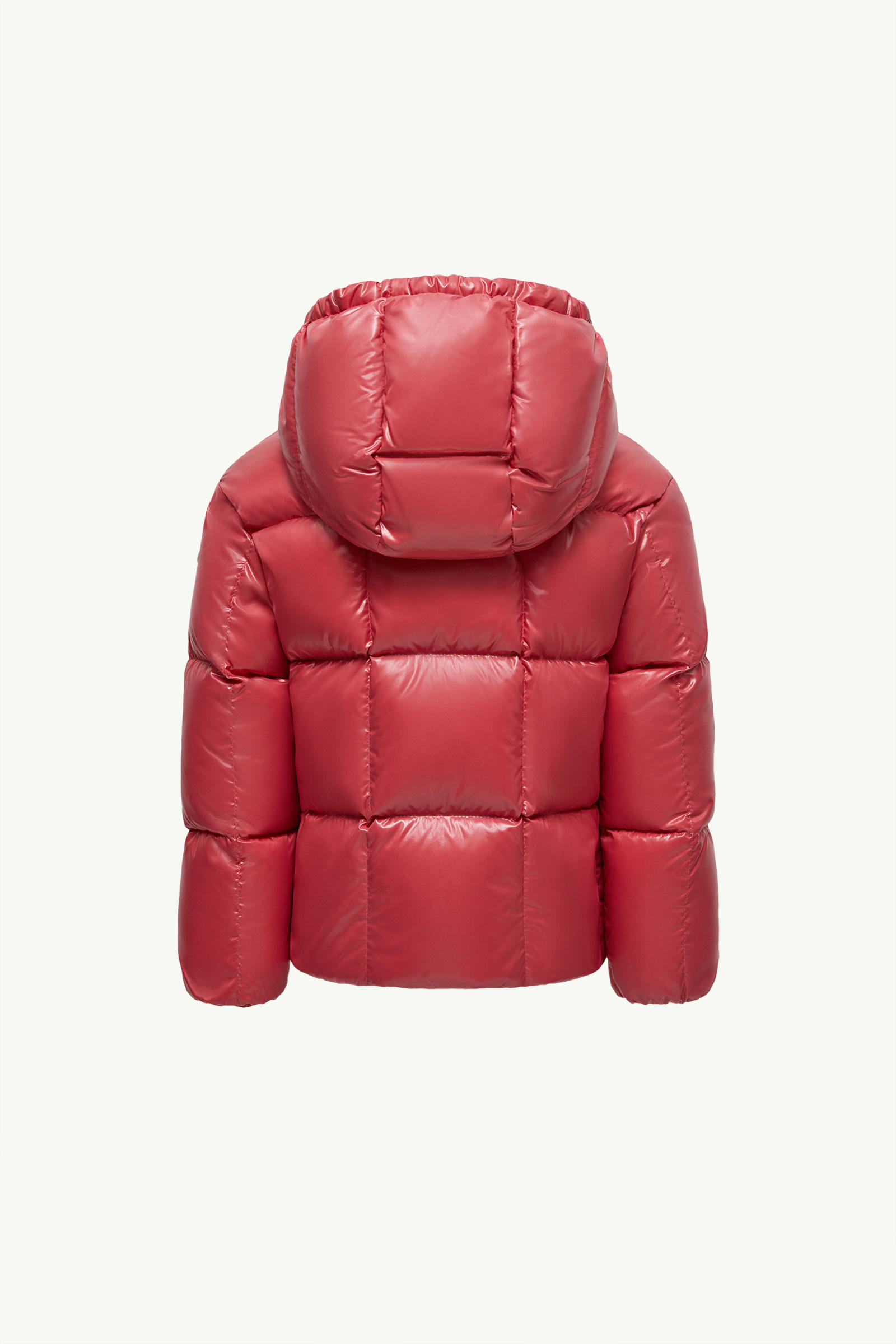 Parana Hooded Down Jacket Girl Coral Pink Moncler 3