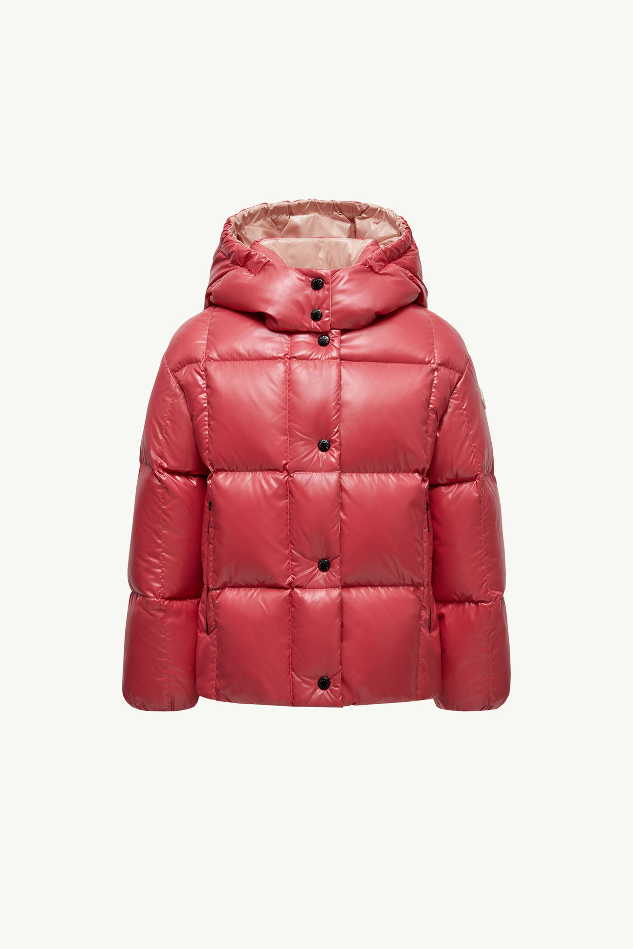 Parana Daunenjacke mit Kapuze Mädchen Koralle-Pink Moncler 0