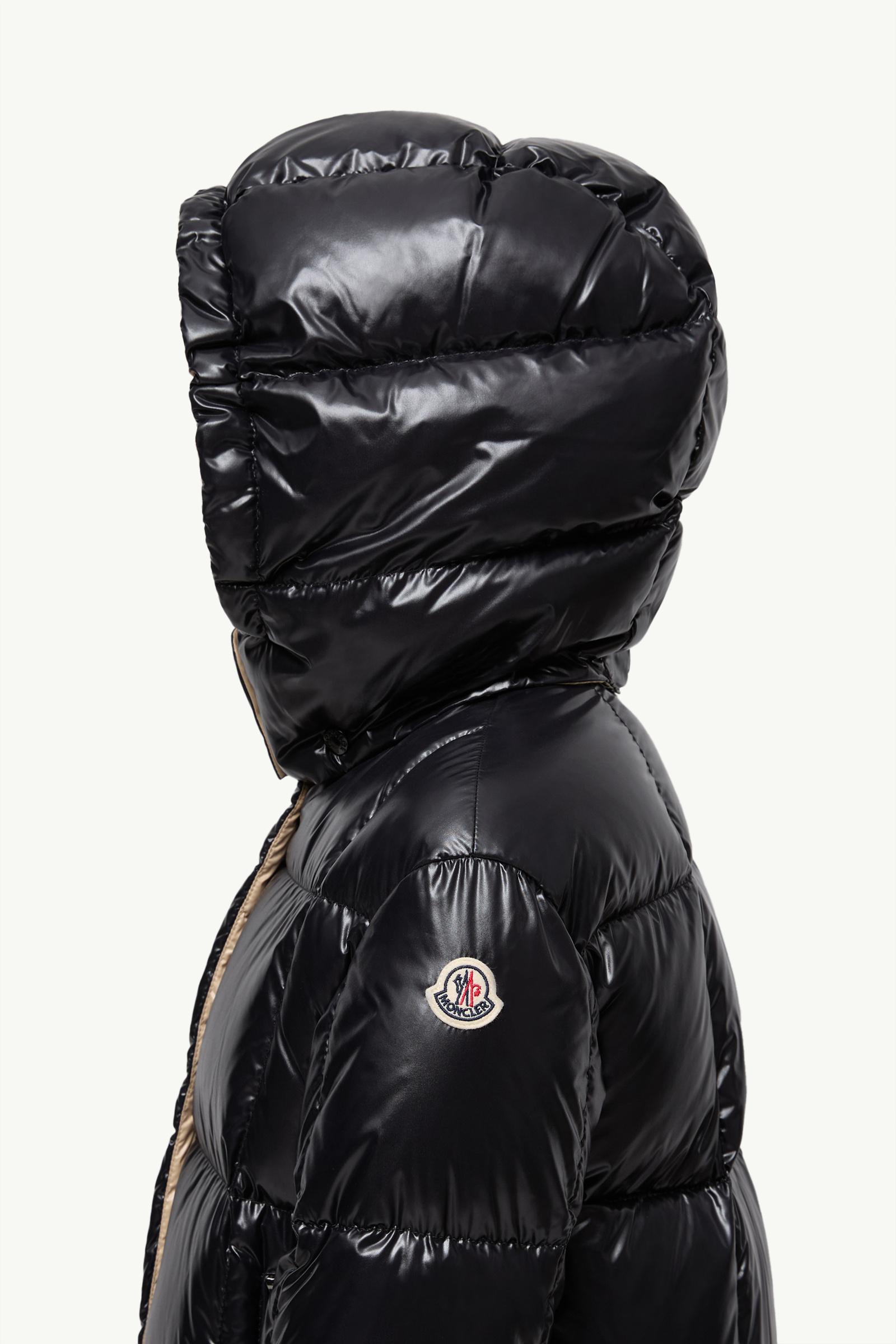 Parana Hooded Down Jacket Girl Black Moncler 1