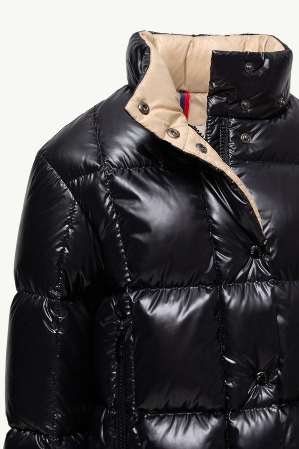 Parana Hooded Down Jacket Girl Black Moncler 5
