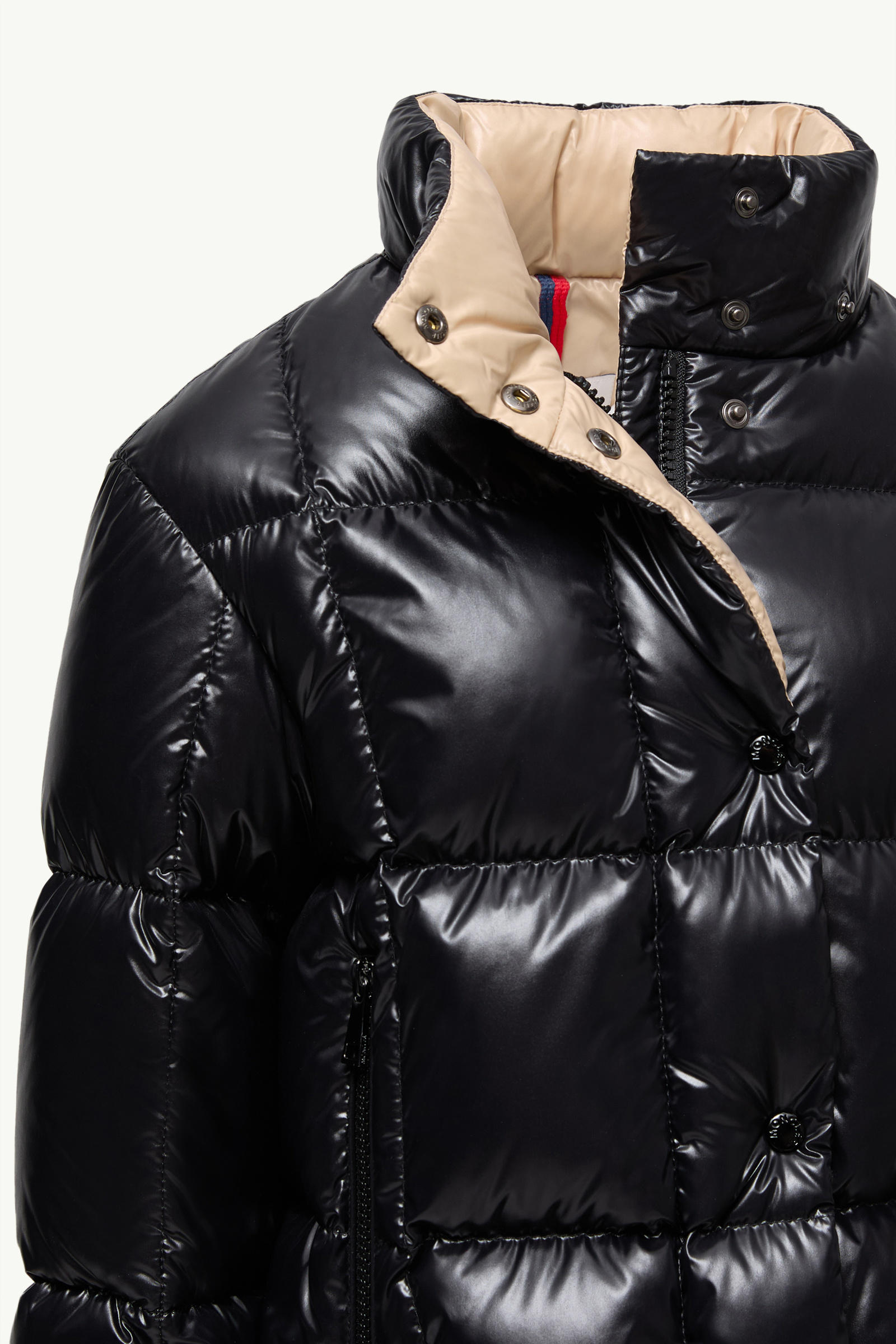 Parana Hooded Down Jacket Girl Black Moncler 5