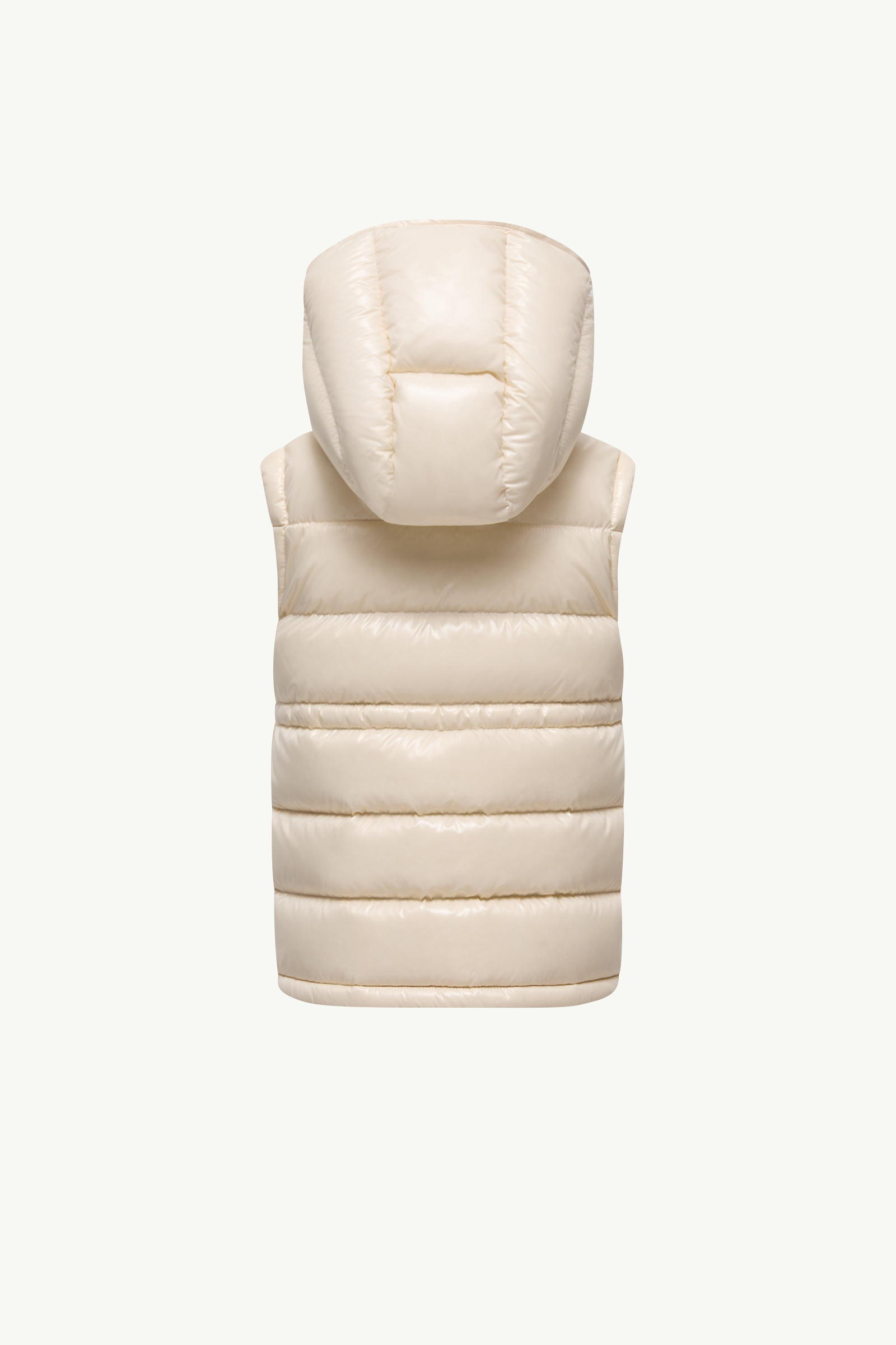 Ania Hooded Down Vest Girl White Moncler 3