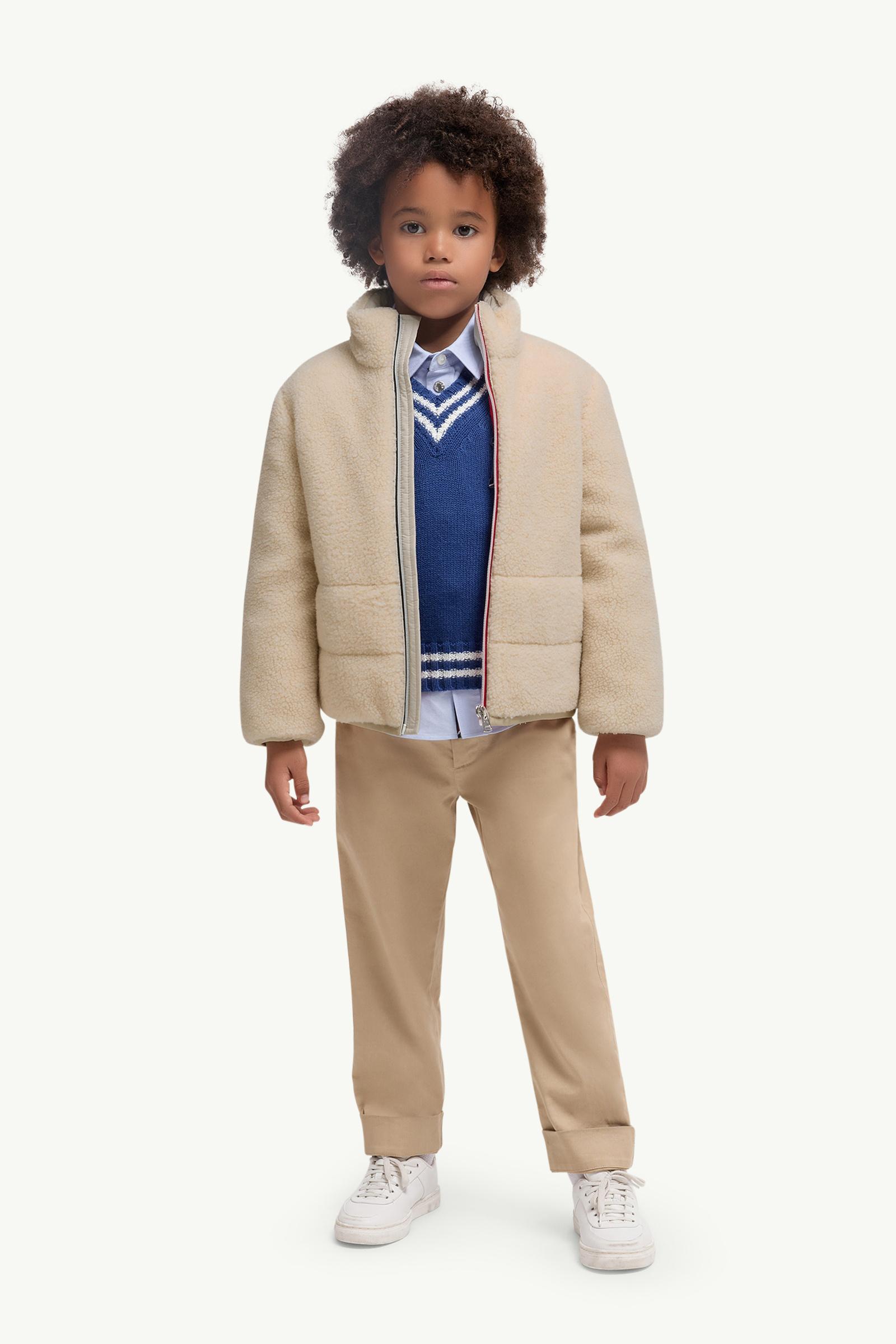 Casan Teddy Padded Jacket Boy Light Beige Moncler 1