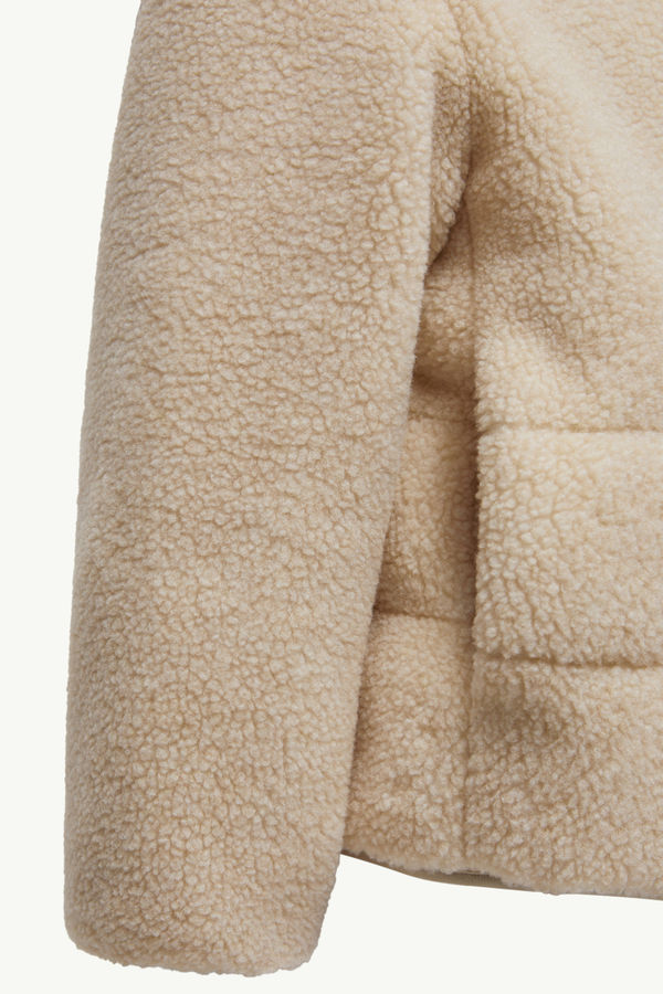 Casan Teddy Padded Jacket Boy Light Beige Moncler 5