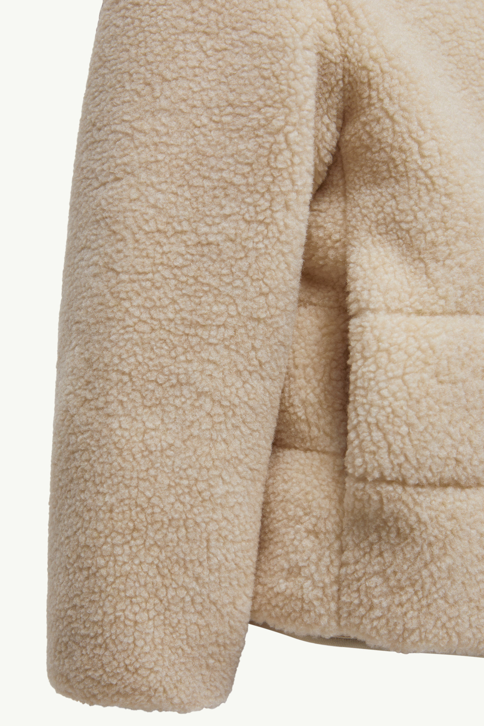 Casan Teddy Padded Jacket Boy Light Beige Moncler 5