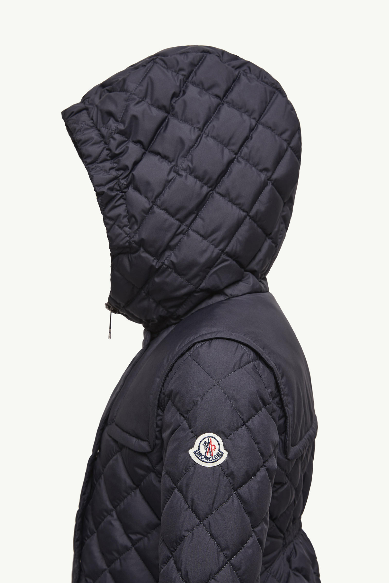 Chacenay Hooded Down Jacket Girl Navy Blue Moncler 2