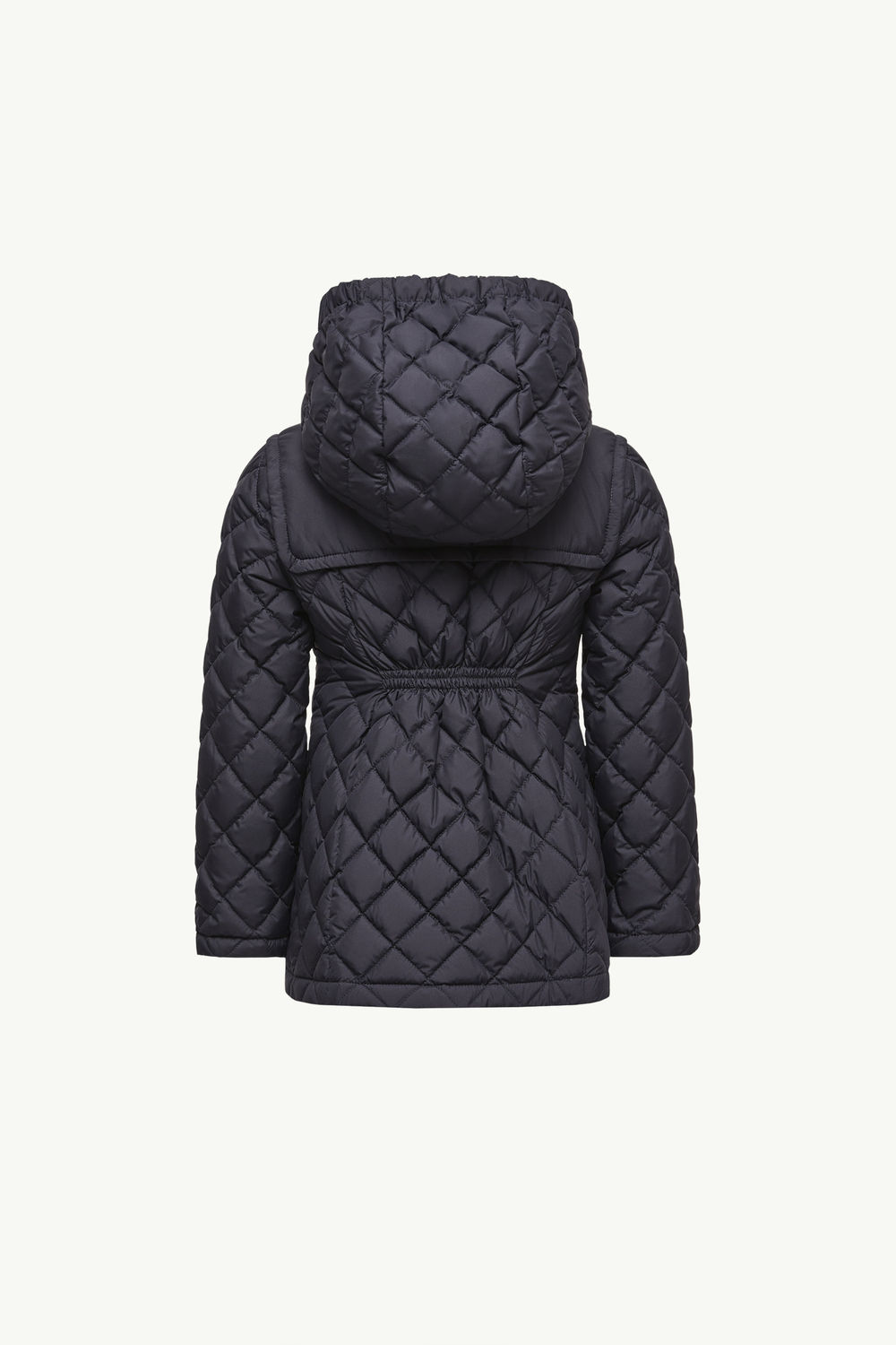 Chacenay Hooded Down Jacket Girl Navy Blue Moncler 3