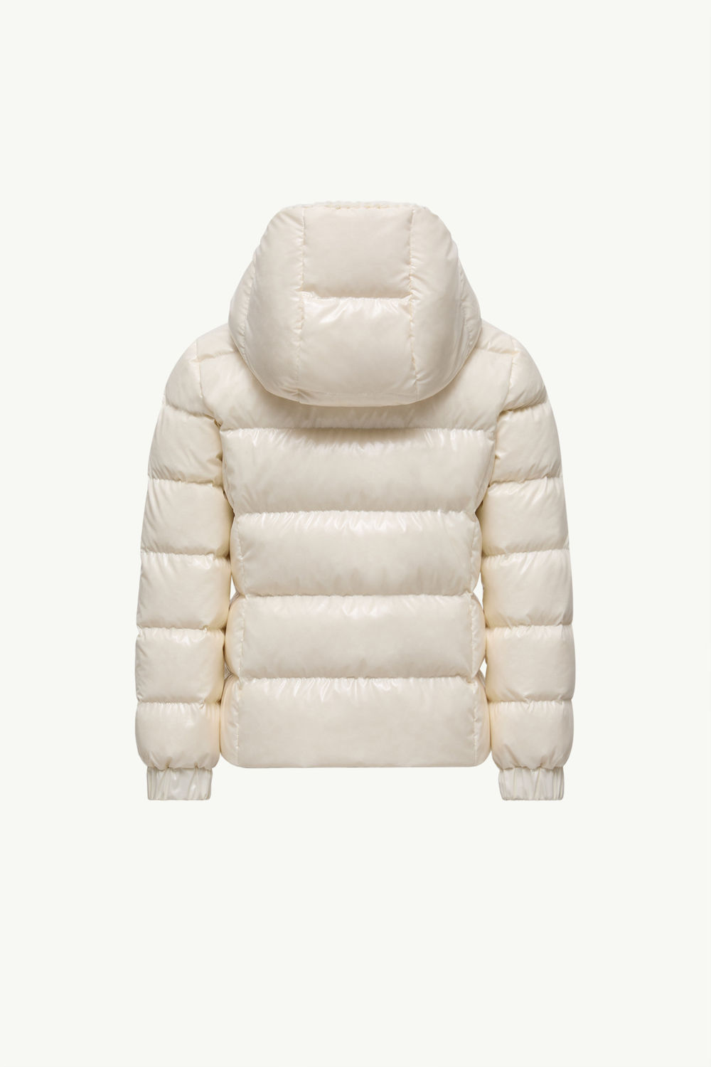 Doudoune à capuche et bordure tressée Glareins Fille Blanc Moncler 3