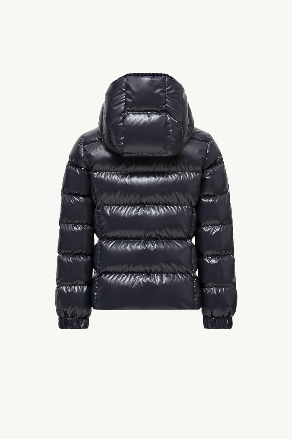 Glareins編織飾邊連帽羽絨外套 女童 海軍藍色 Moncler 3
