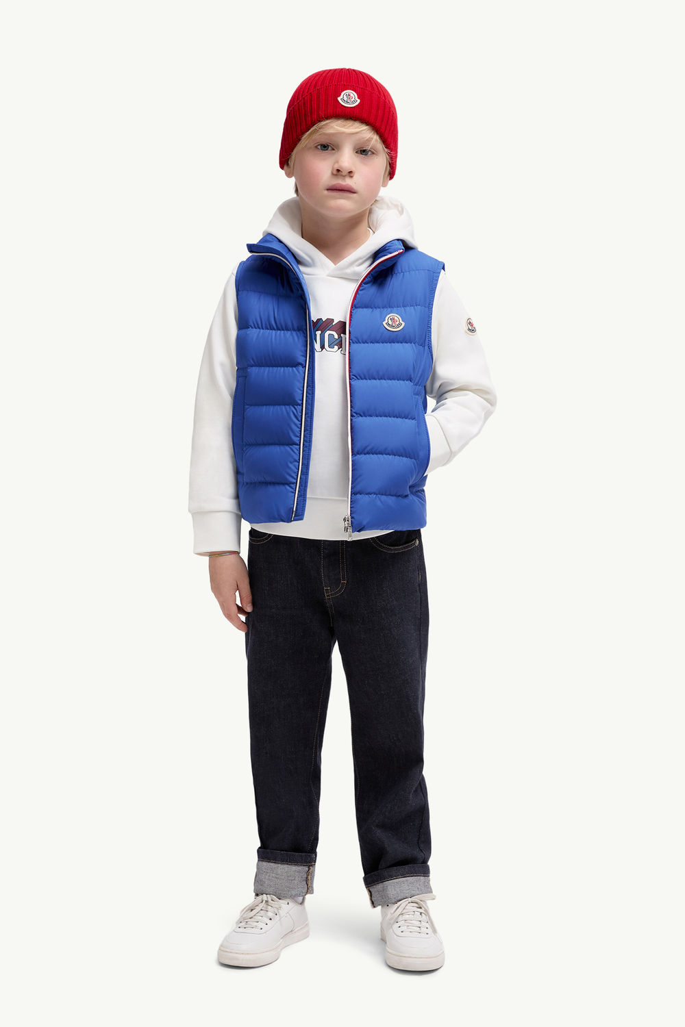 Doudoune sans manches Ertavete Garçon Bleu Électrique Moncler 1