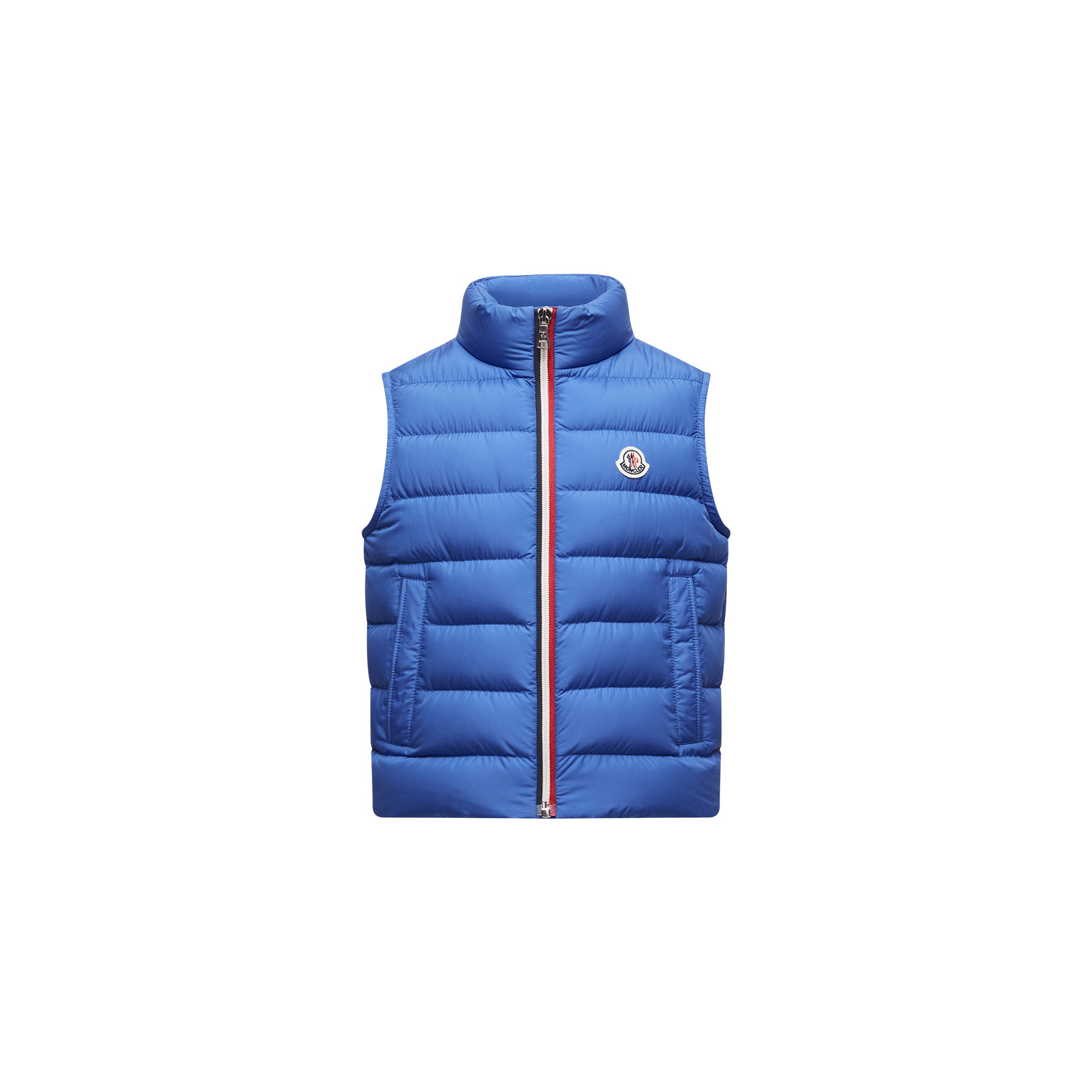 Moncler  Ertavete Down Gilet for Boys in Blue, Size: 4Y