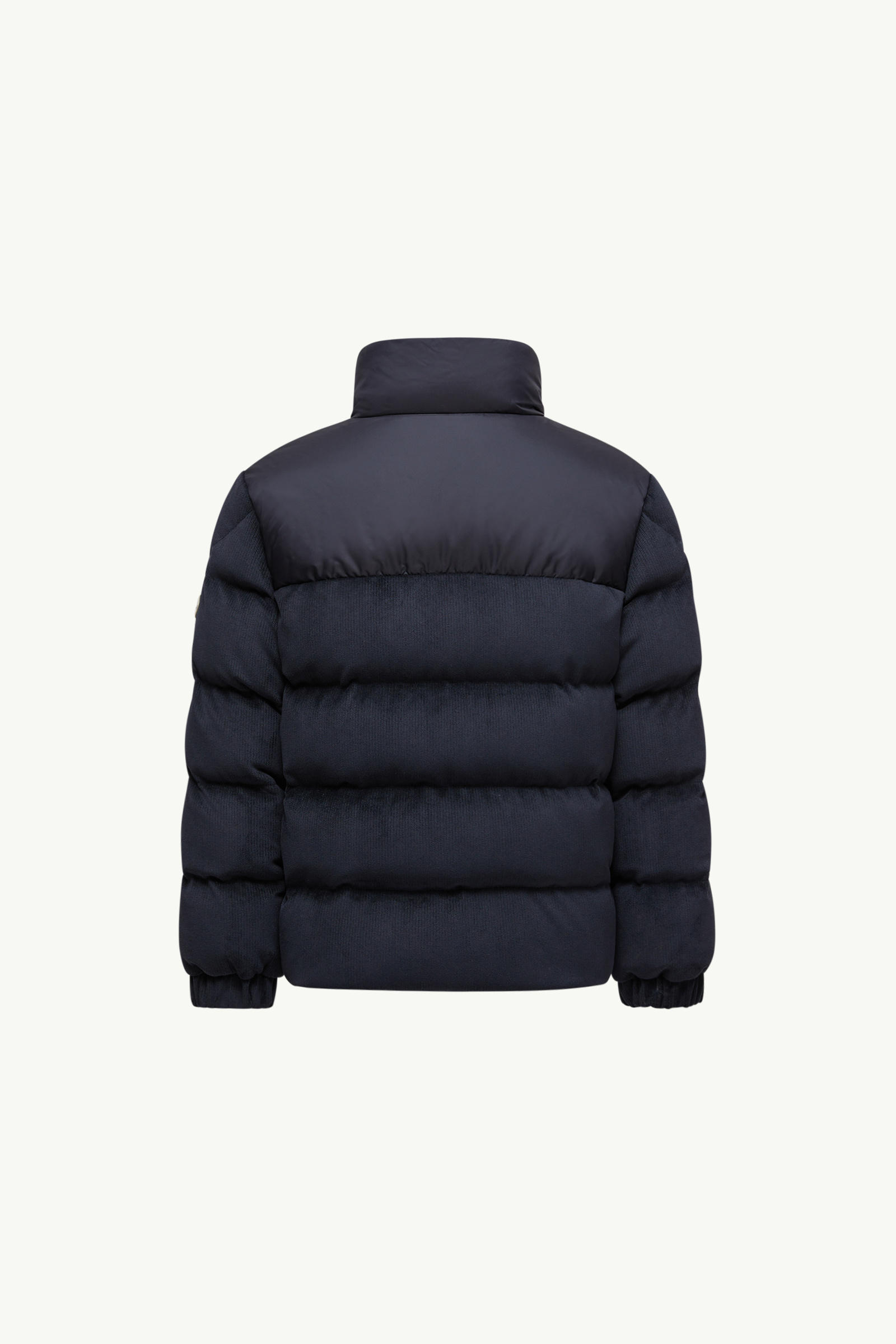Camul Velvet Down Jacket Boy Navy Blue Moncler 3