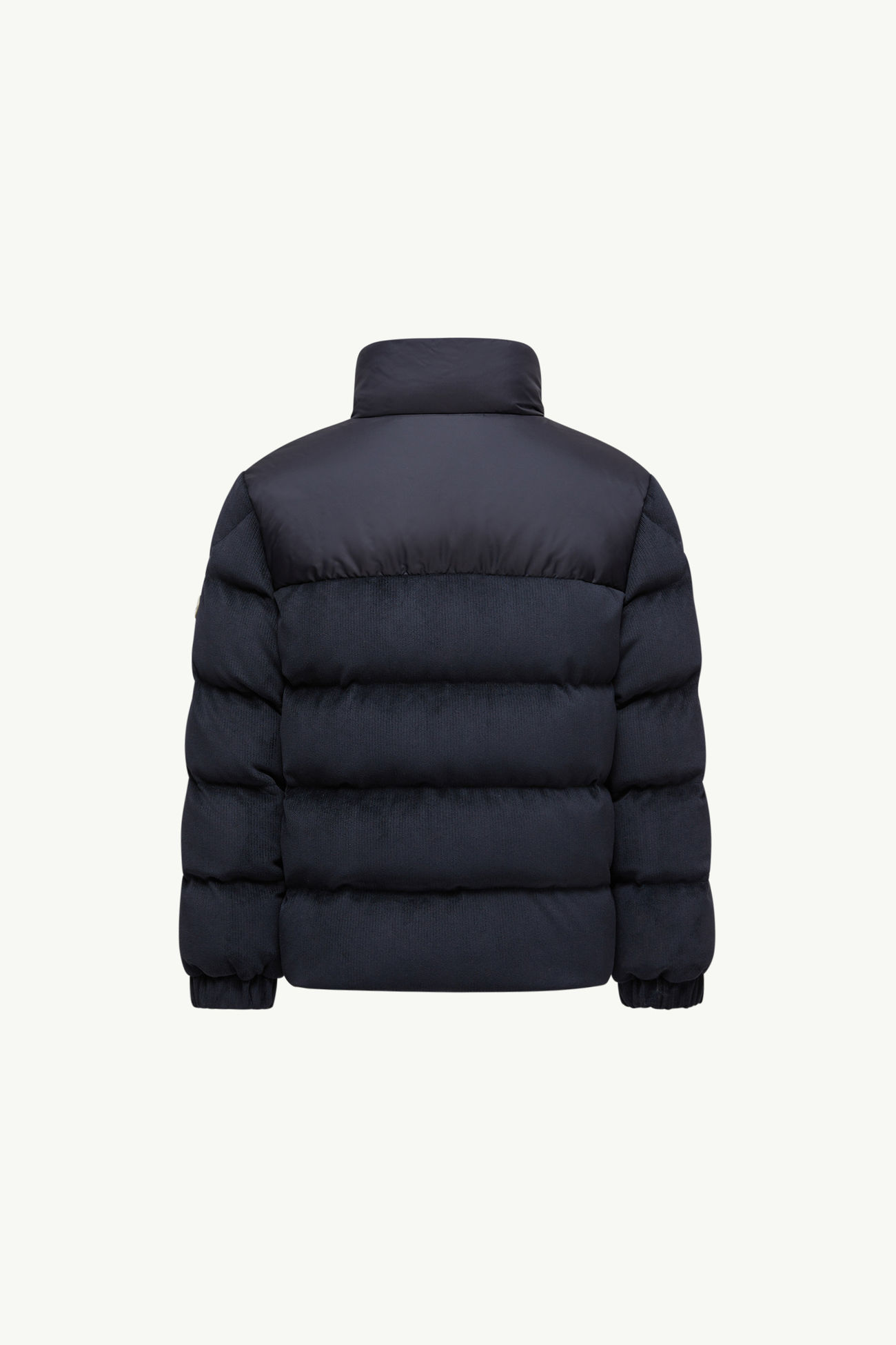 Plumífero de terciopelo Camul Niño Azul marino Moncler 3