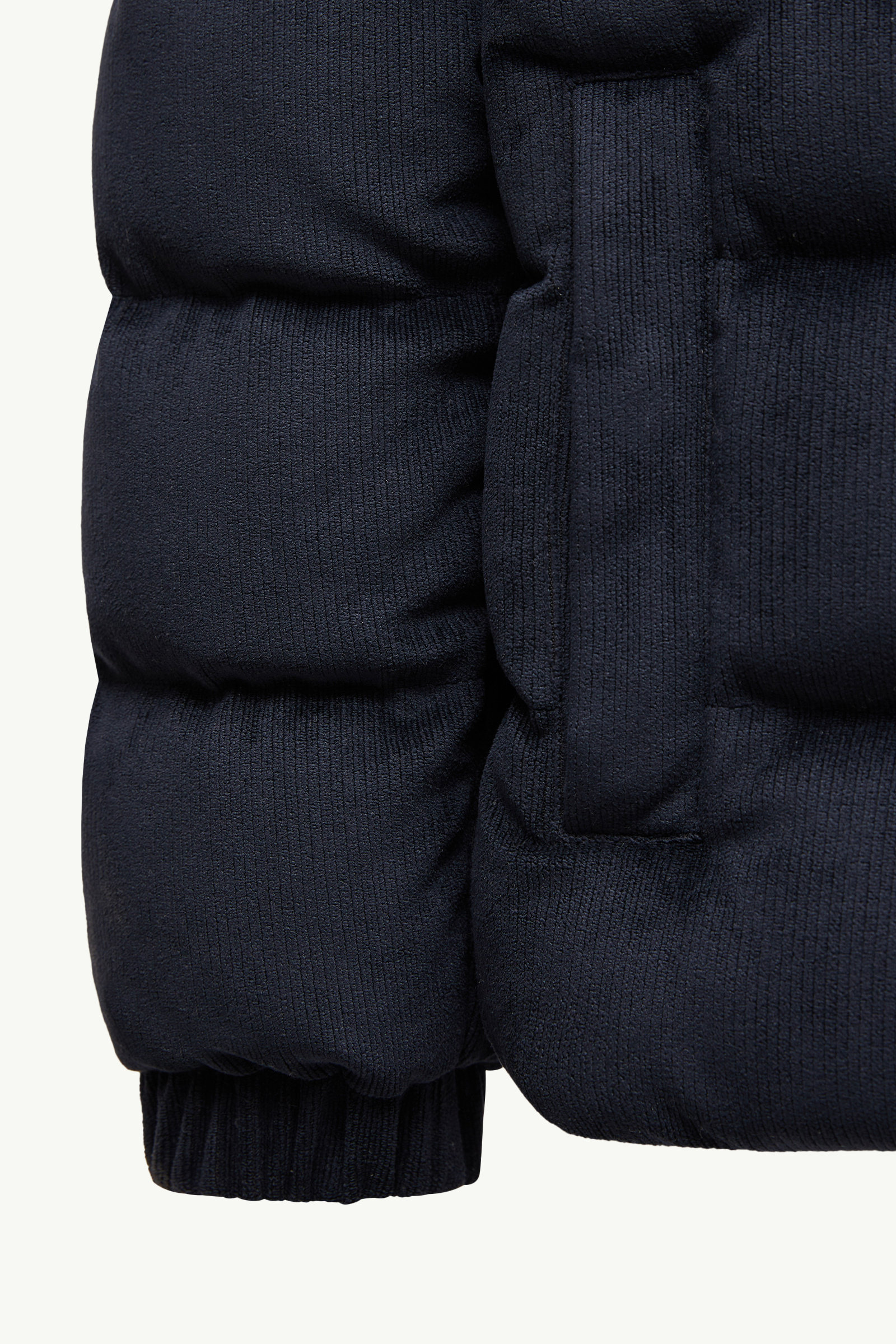Camul Velvet Down Jacket Boy Navy Blue Moncler 5