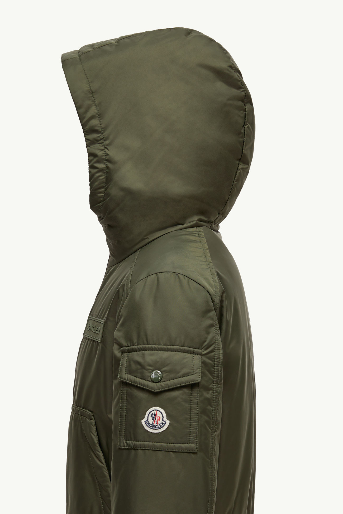 Duncer連帽羽絨外套 男童 橄欖綠色 Moncler 2