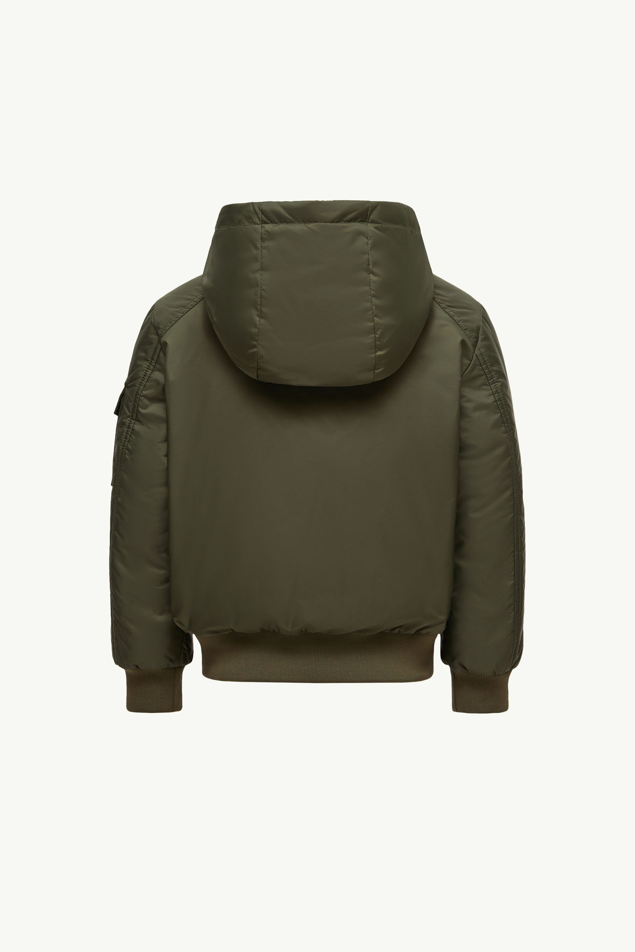 Duncer連帽羽絨外套 男童 橄欖綠色 Moncler 3