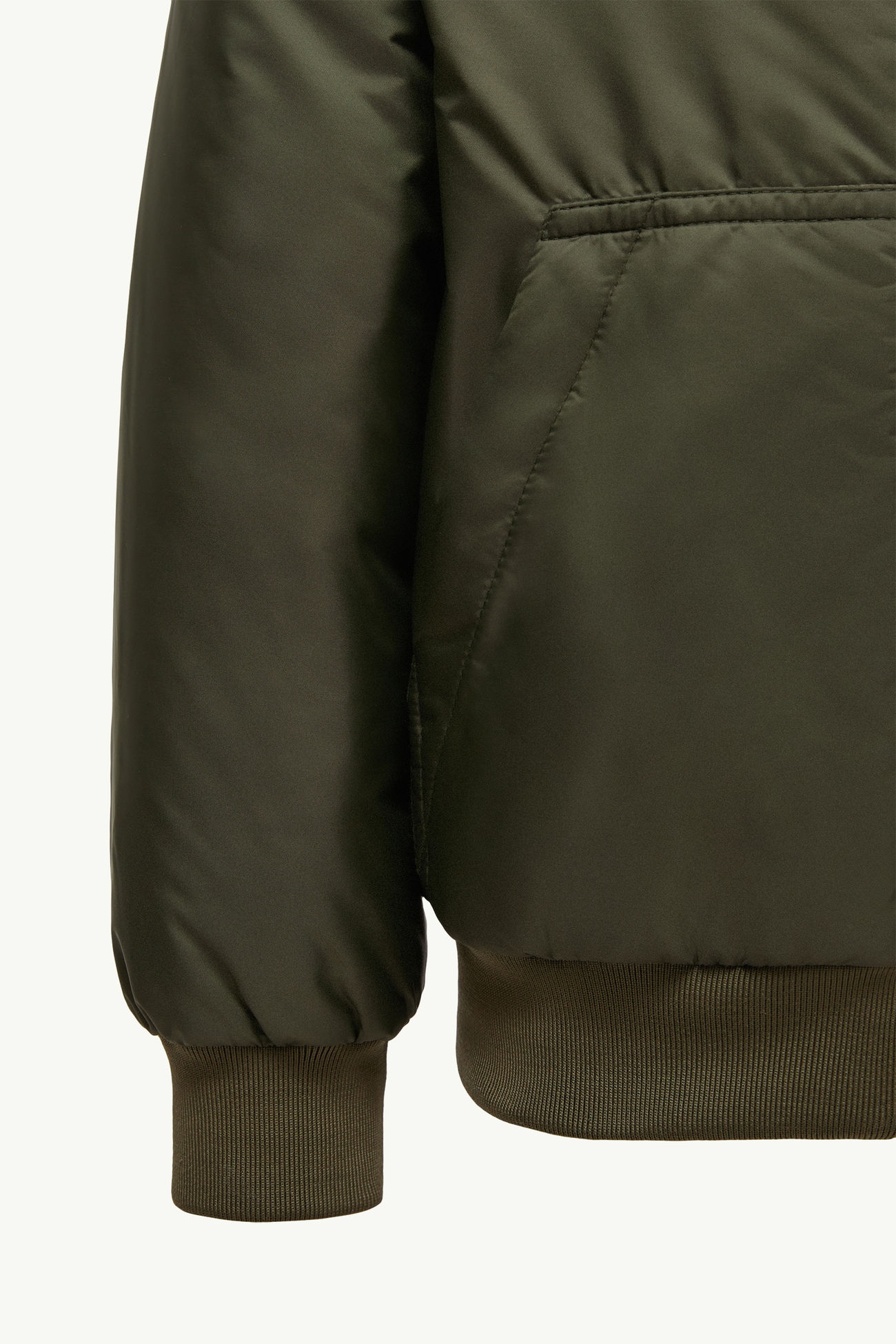 Piumino Duncer con Cappuccio Bambino Verde Oliva Moncler 4