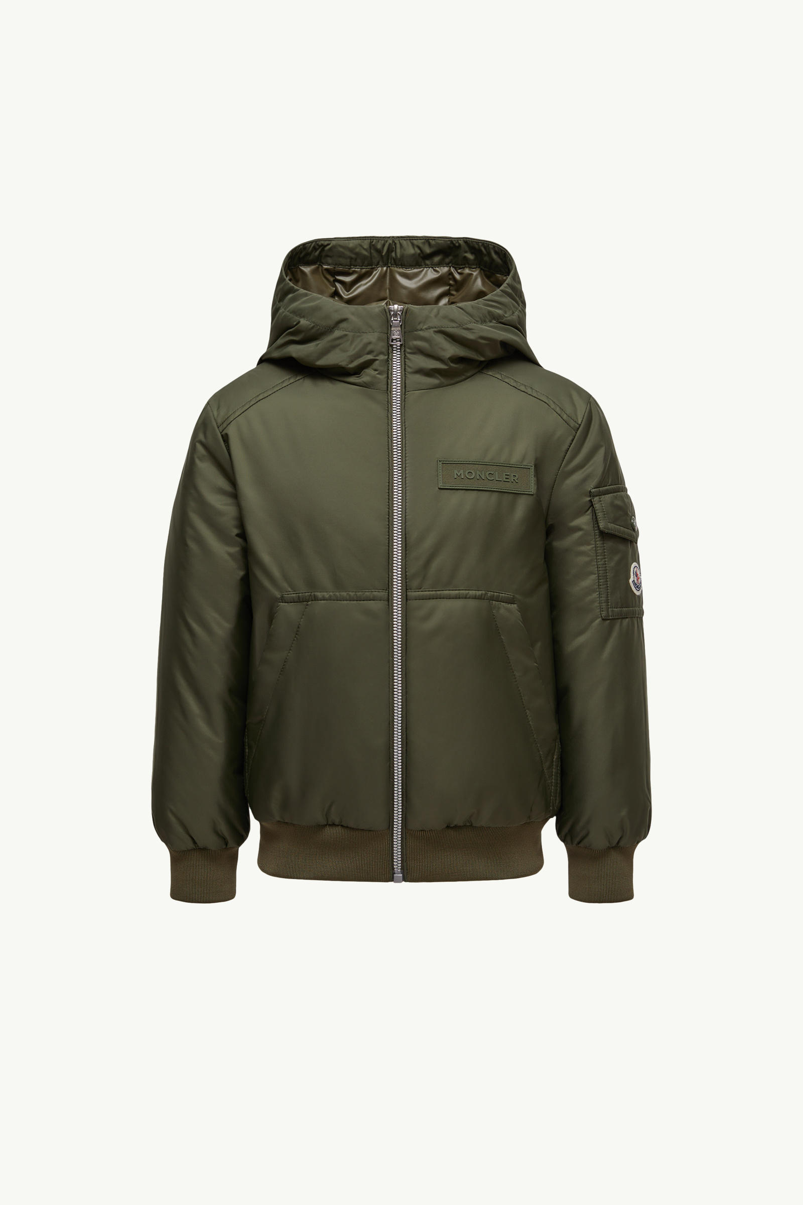 Doudoune à capuche Duncer Garçon Vert Olive Moncler 0
