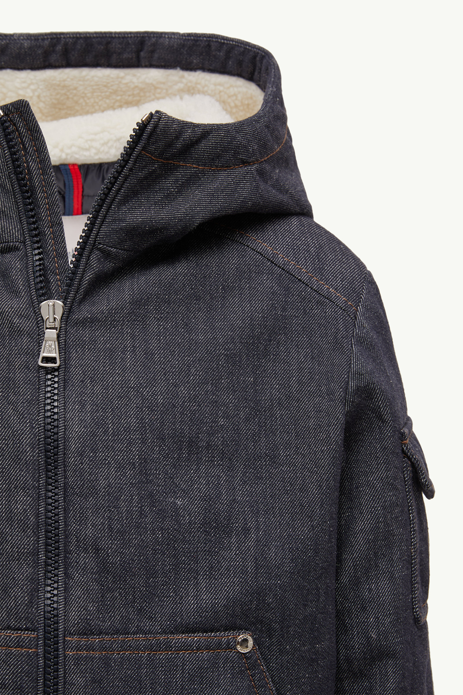 Nicolau ダウンジャケット ボーイズ デニムブルー Moncler 4