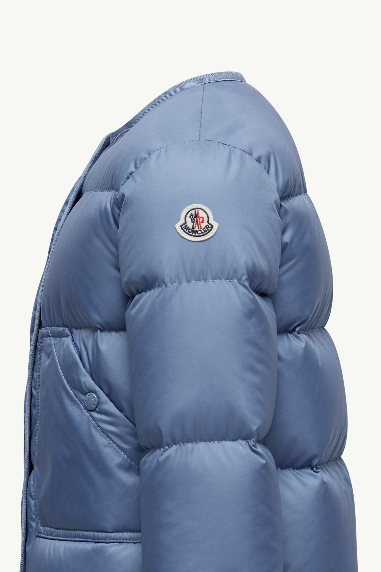 Agap Down Jacket Girl Cobalt Blue Moncler 1