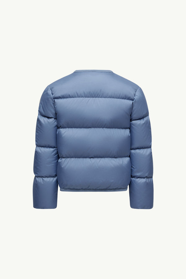 Piumino Agap Bambina Blu Cobalto Moncler 2