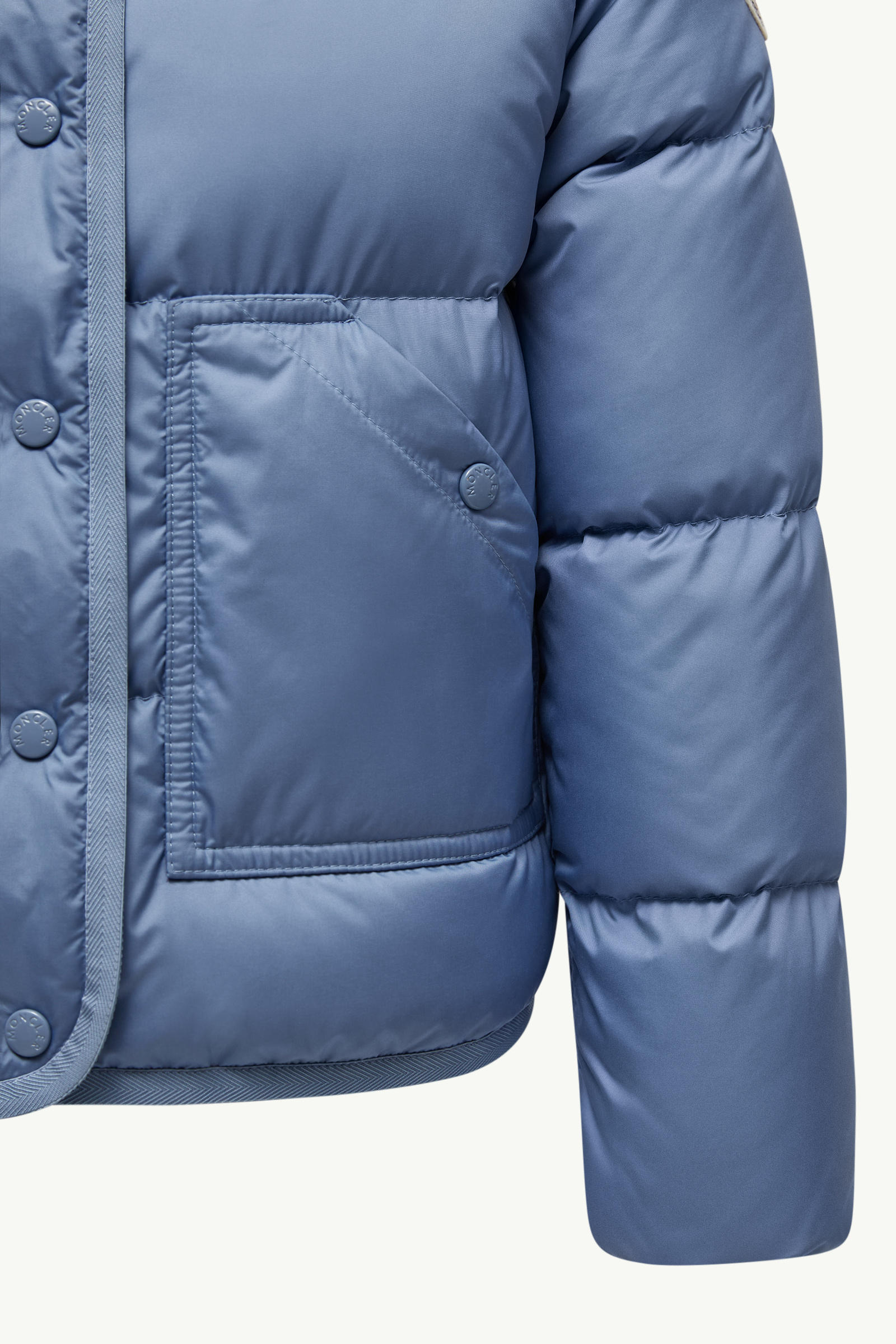 Agap Down Jacket Girl Cobalt Blue Moncler 3