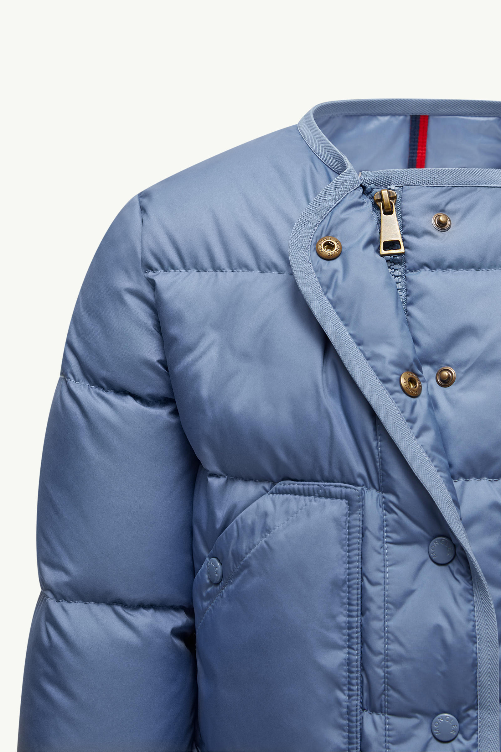Agap Down Jacket Girl Cobalt Blue Moncler 4