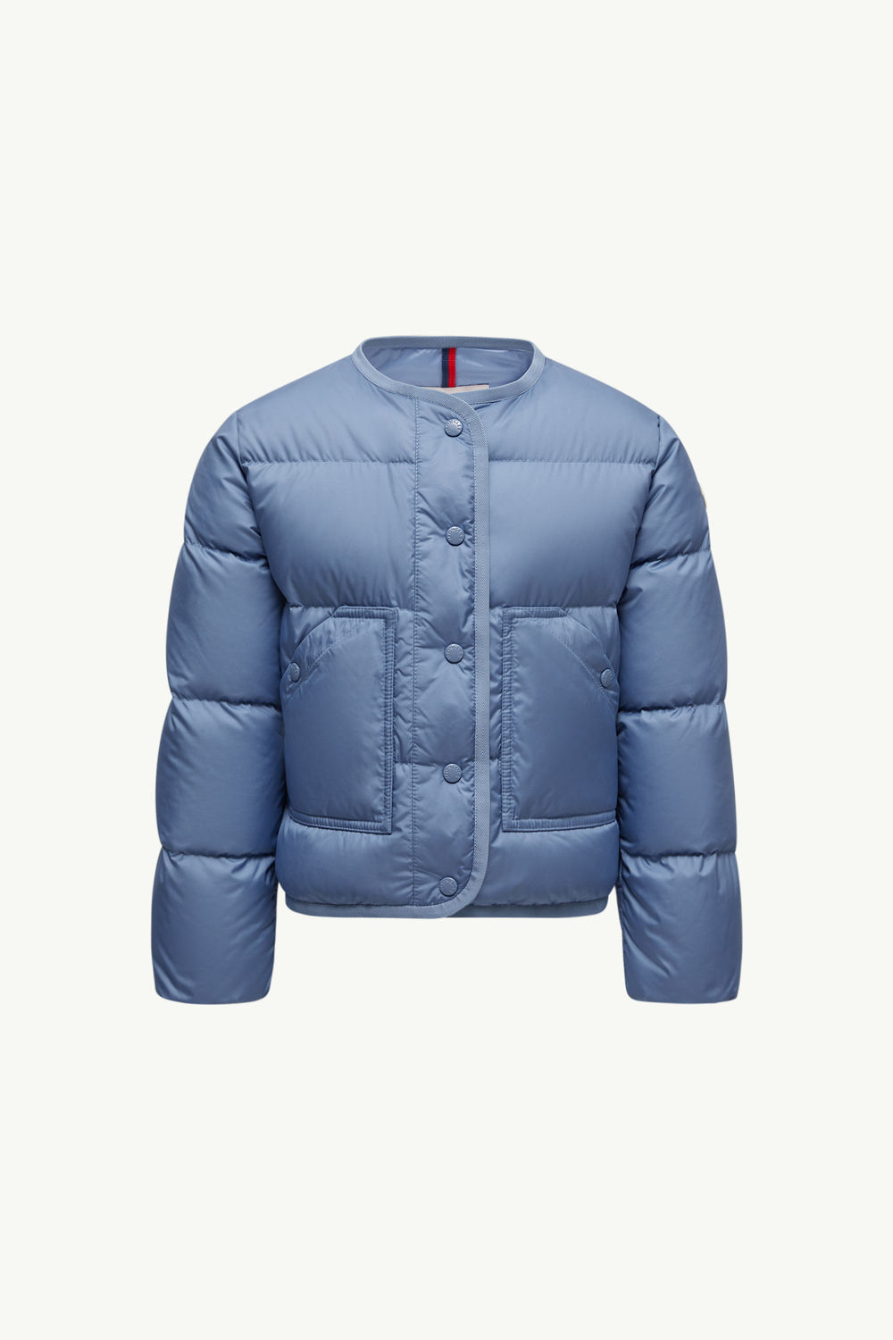 Agap Down Jacket Girl Cobalt Blue Moncler 0