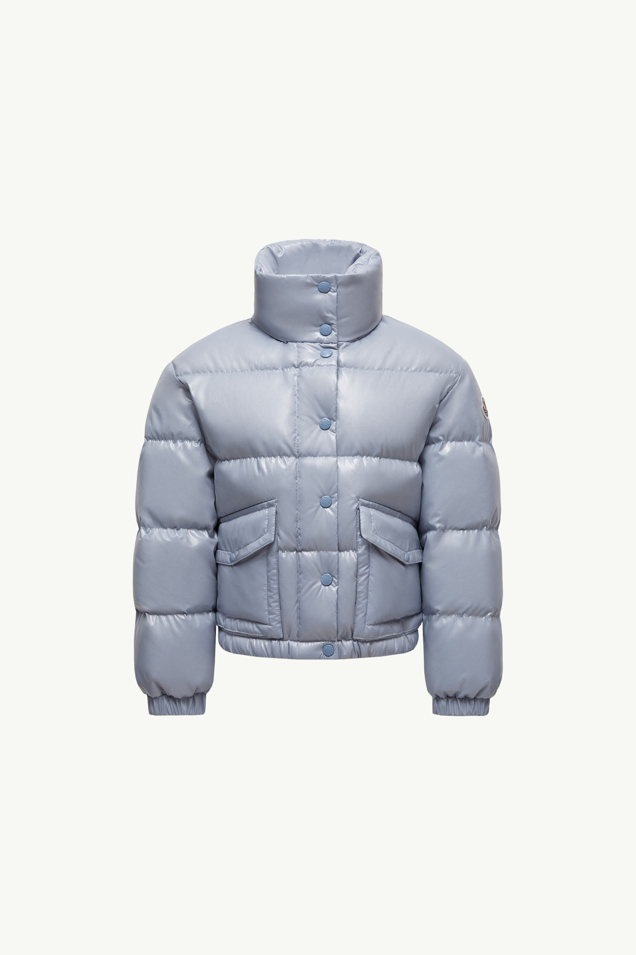 Piumino Puivert Bambina Celeste Moncler 0