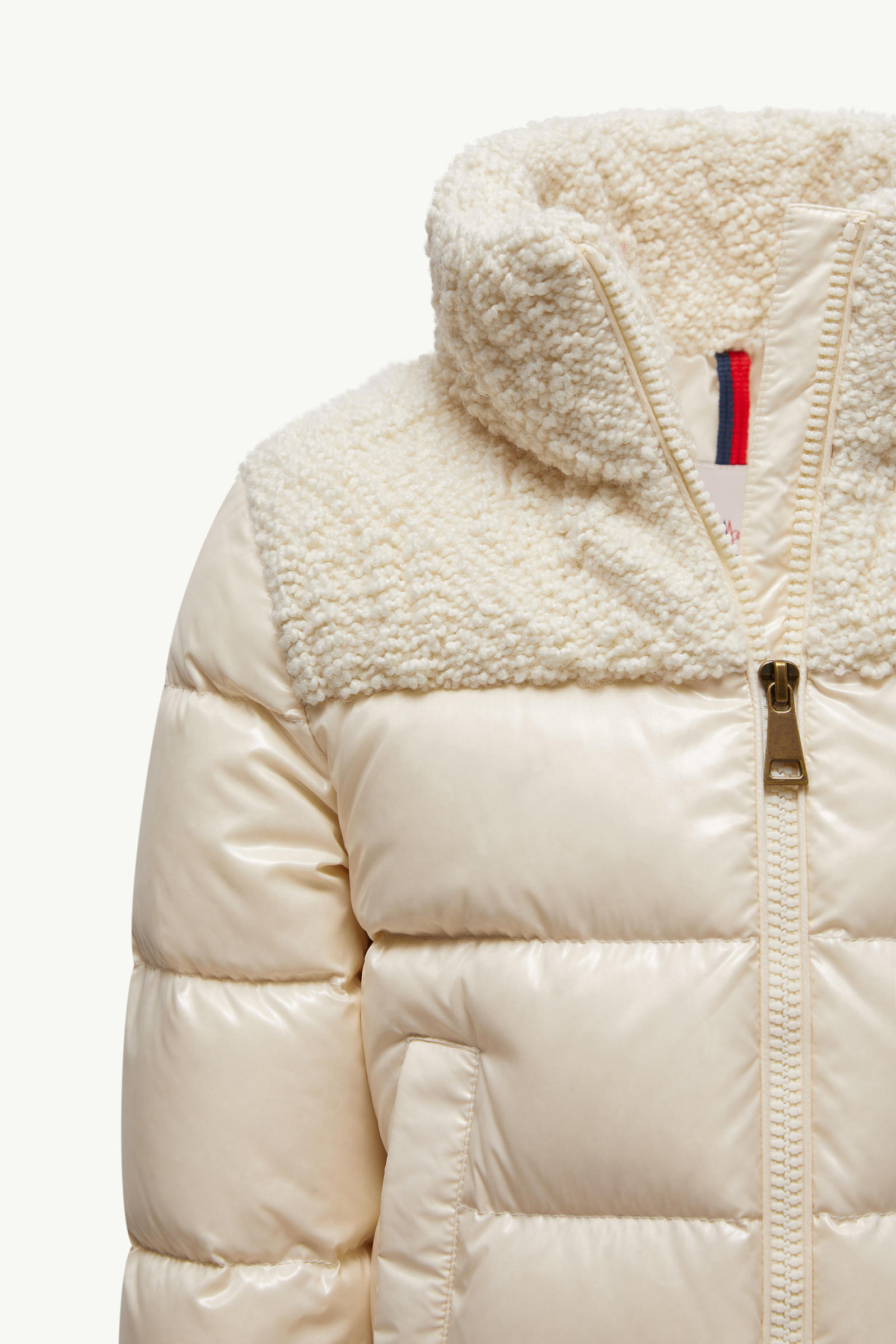 Dima Down Jacket Girl White Moncler 3