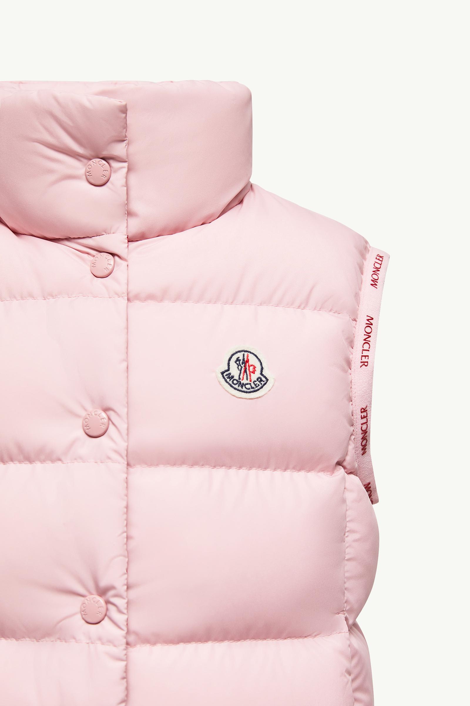 Badia Down Gilet Girl Pink Moncler 1