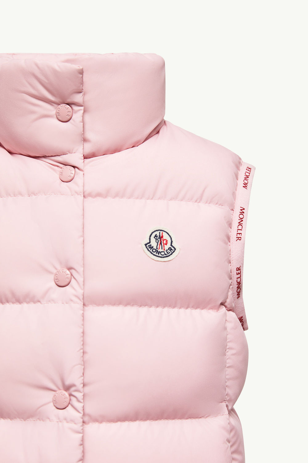 Badia Down Gilet Girl Pink Moncler 1