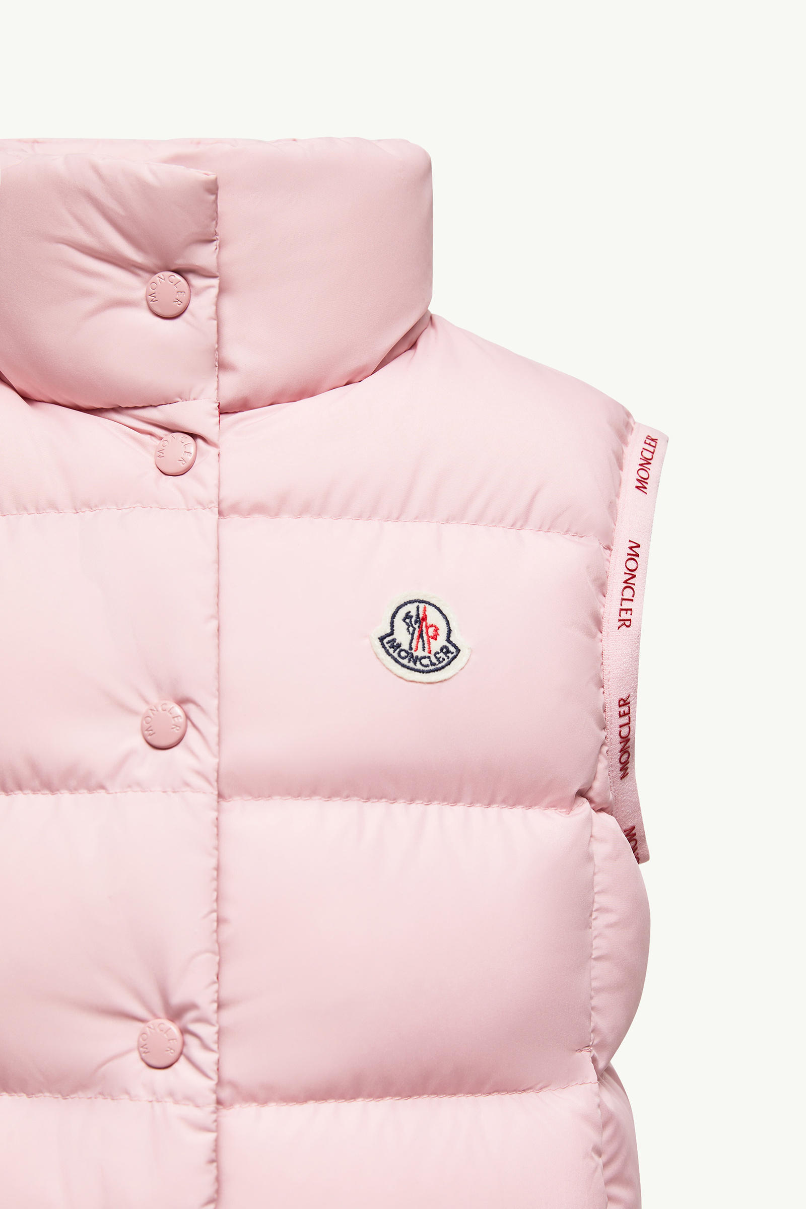 Badia Down Gilet Girl Pink Moncler 1