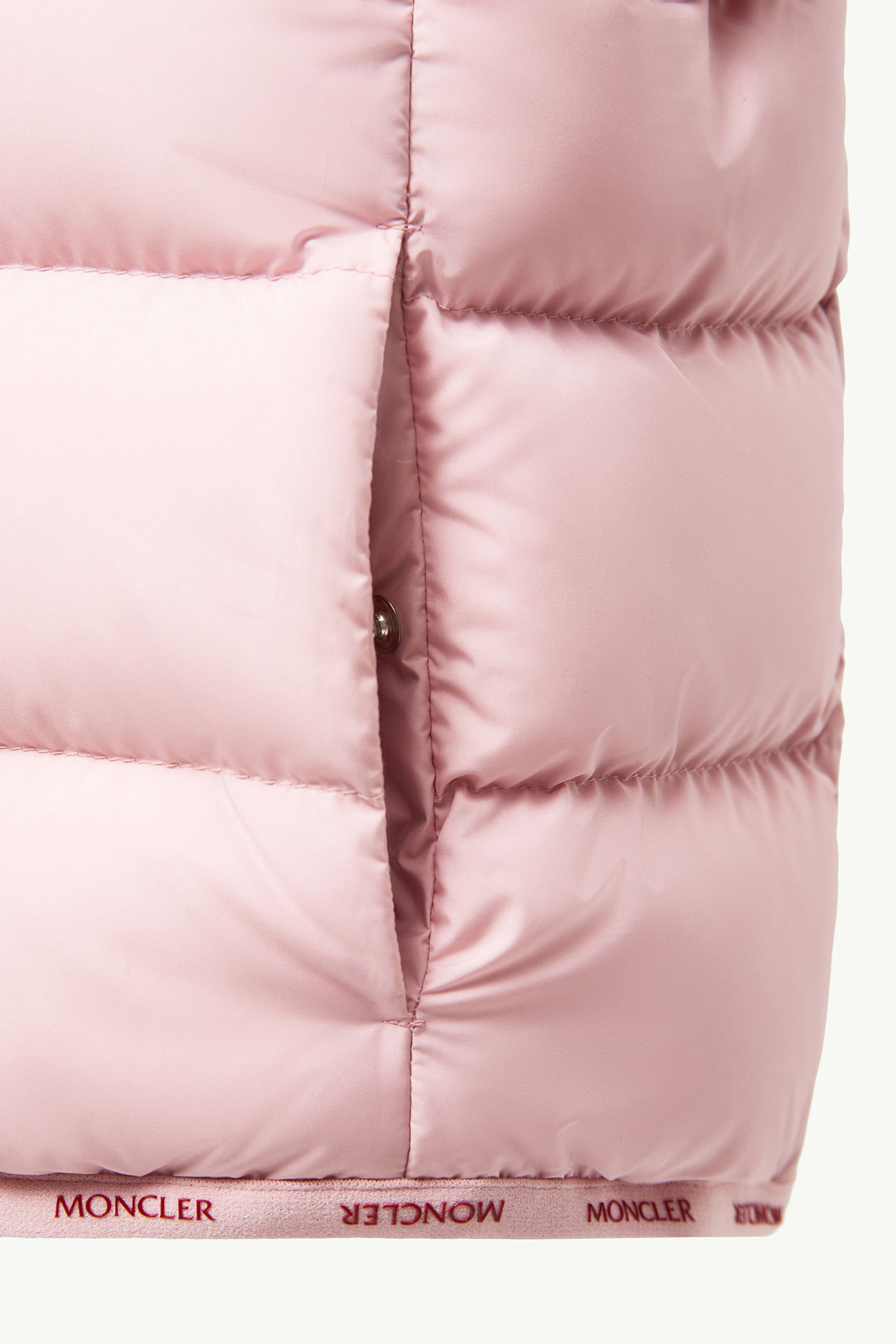 Badia Down Gilet Girl Pink Moncler 3