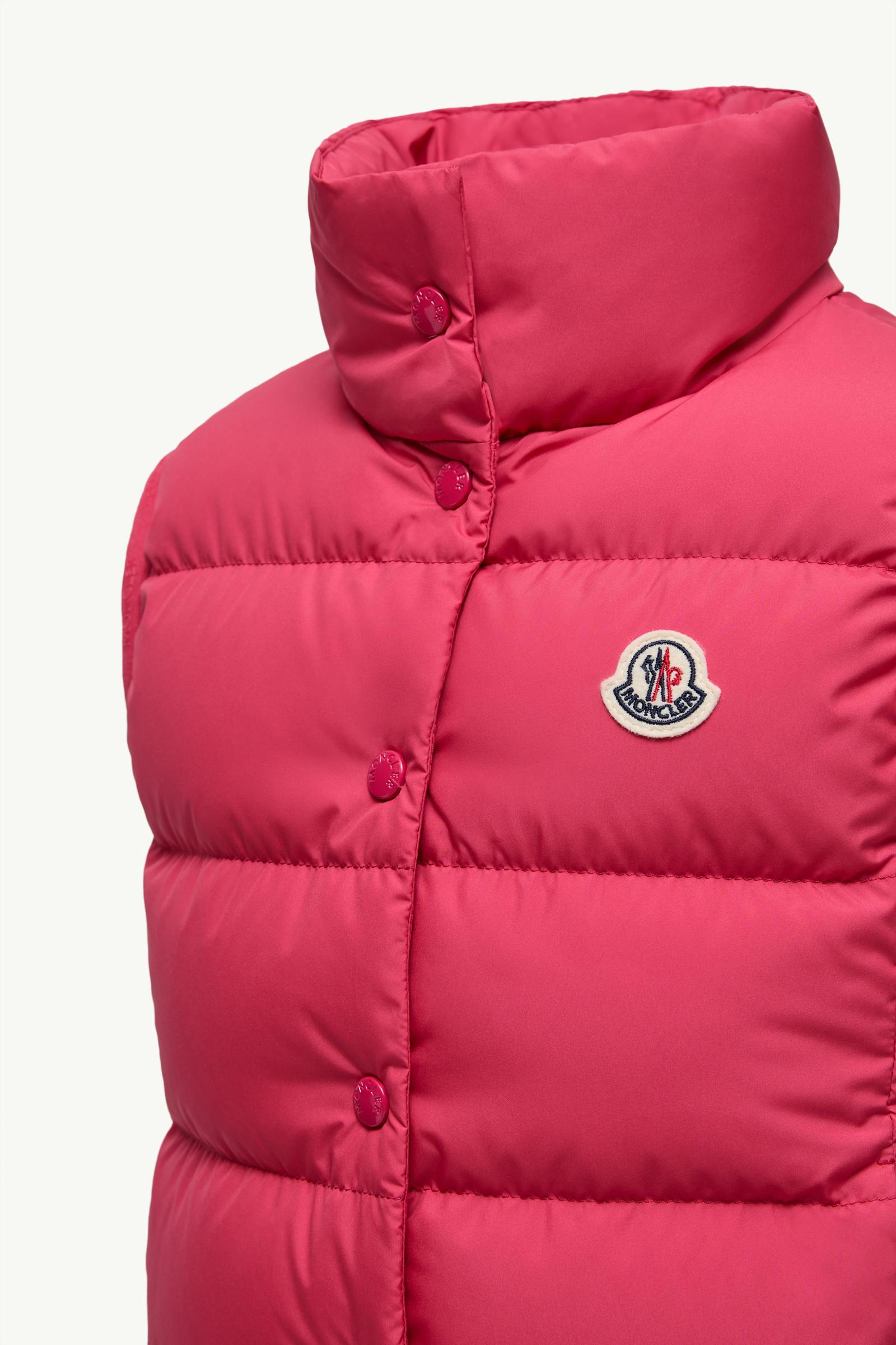 Badia Down Gilet Girl Pink Moncler 1