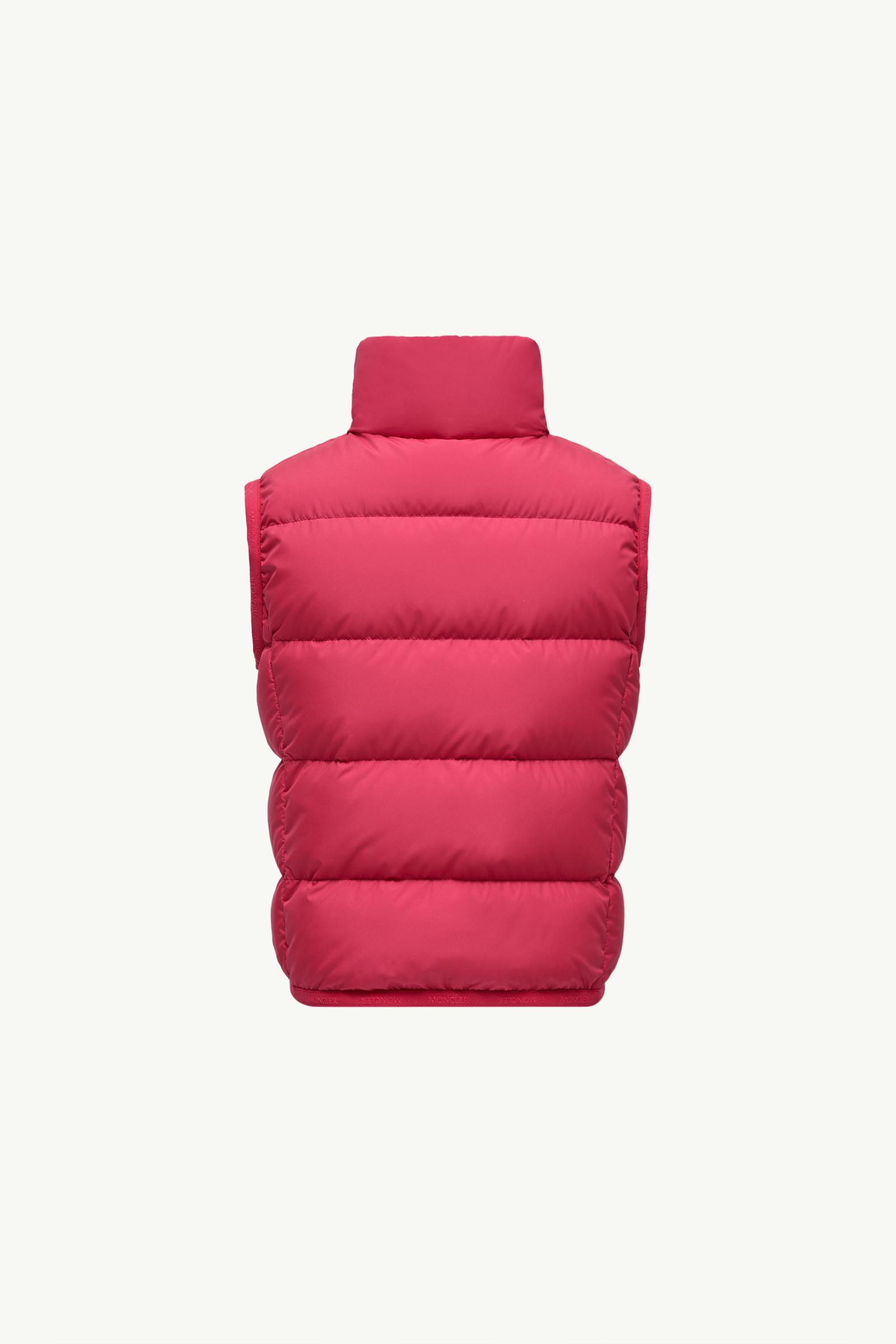 Pink Badia Down Gilet - Down Jackets & Vests for Children