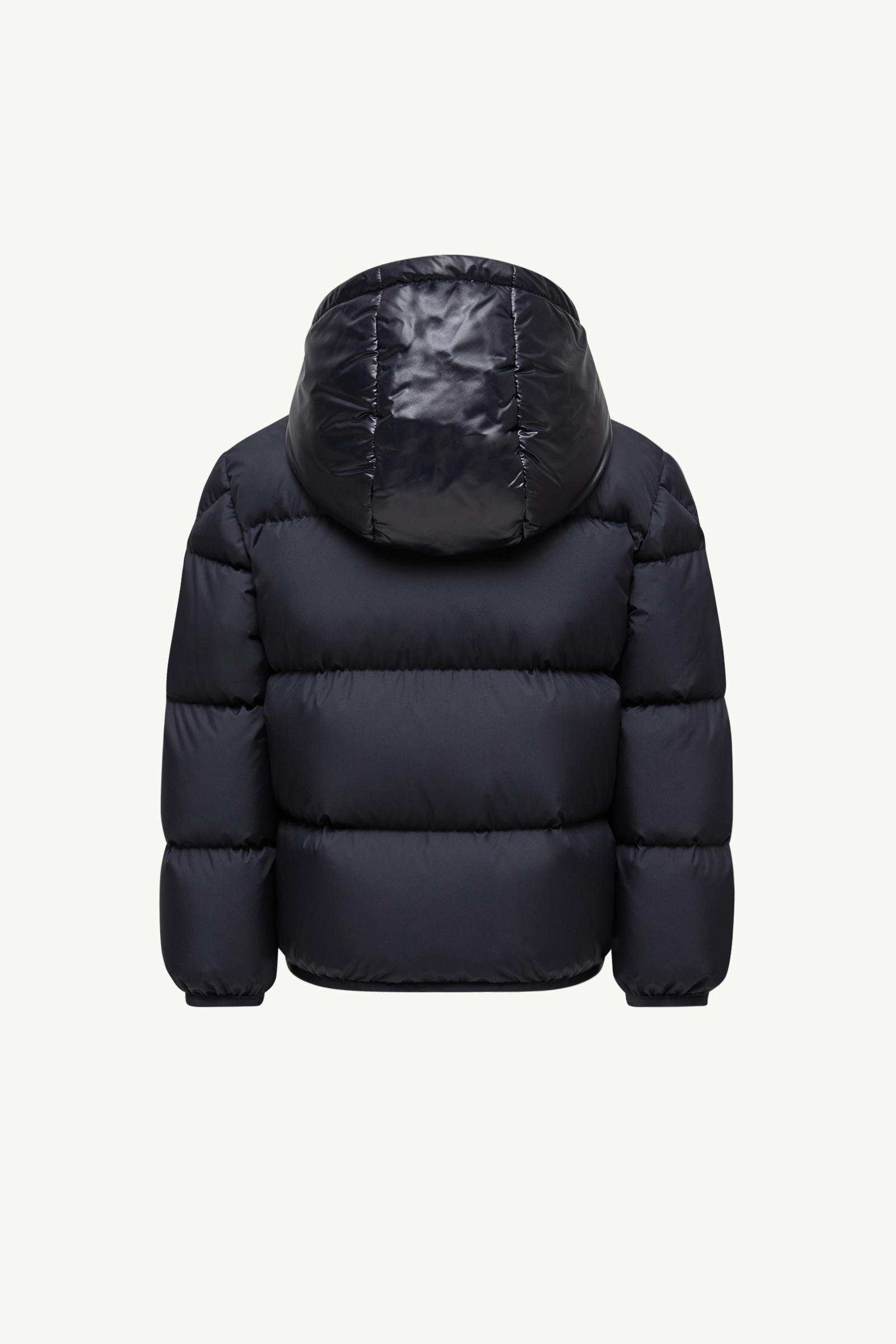 Barin Hooded Down Jacket Boy Navy Blue Moncler 2