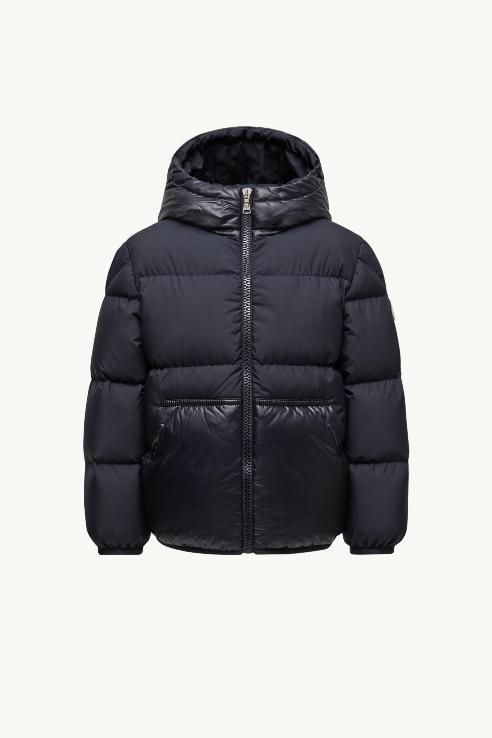 Navy Blue Barin Hooded Down Jacket - Down Jackets & Vests for