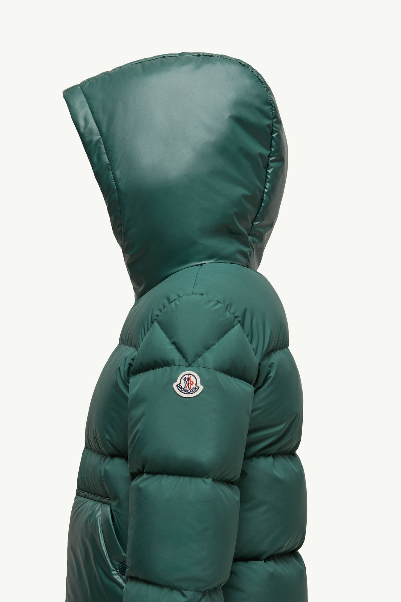 Barin連帽羽絨外套 男童 翡翠綠色 Moncler 2