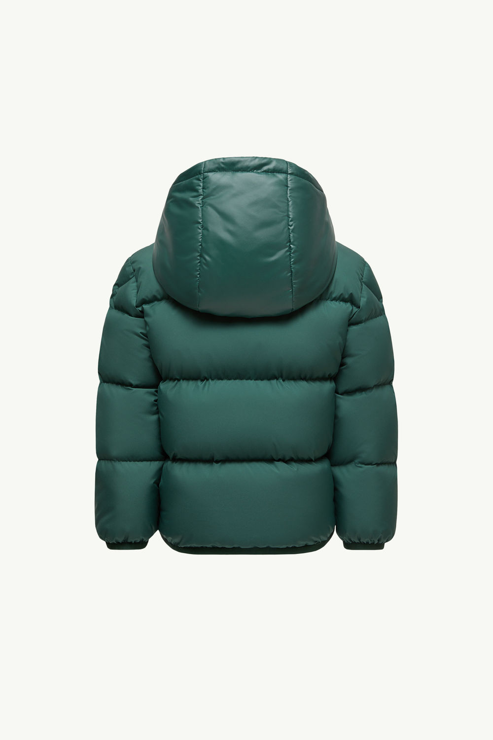 Barin Hooded Down Jacket Boy Emerald Green Moncler 3
