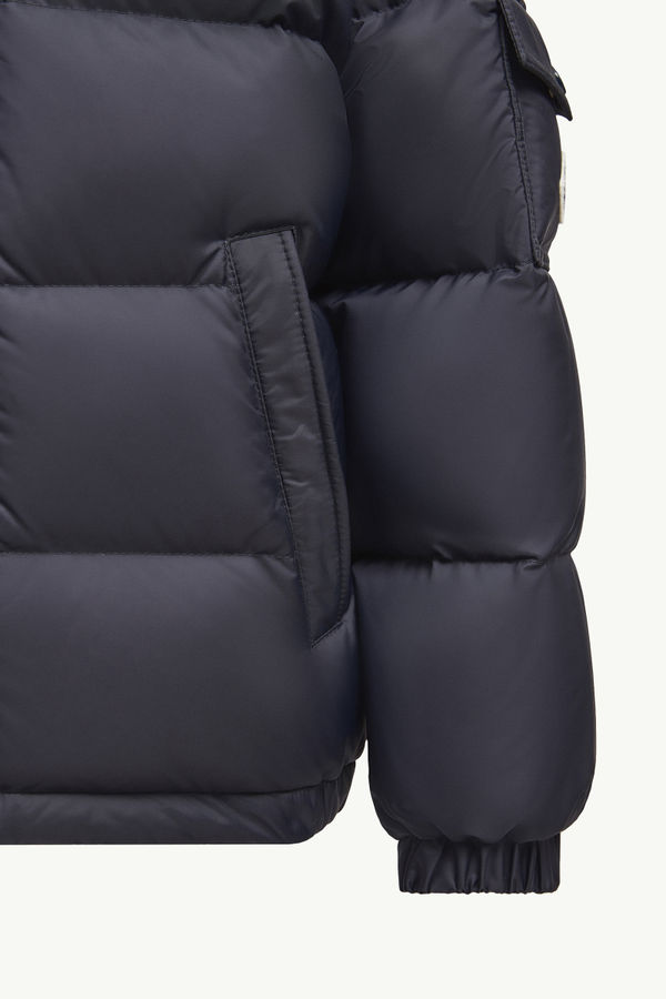 Eranu Hooded Down Jacket Boy Navy Blue Moncler 4