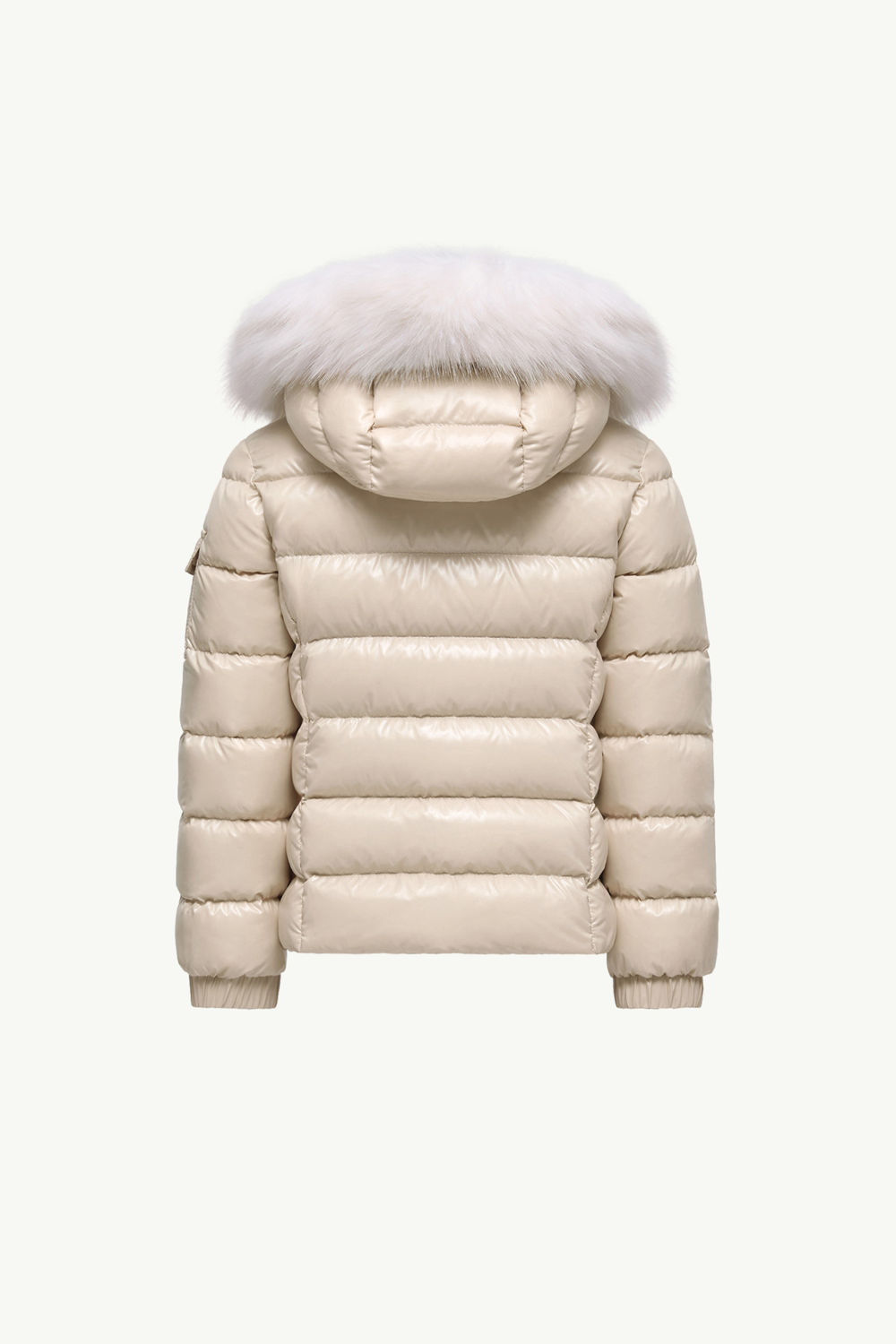 Badyf Hooded Down Jacket Girl Light Beige Moncler 2