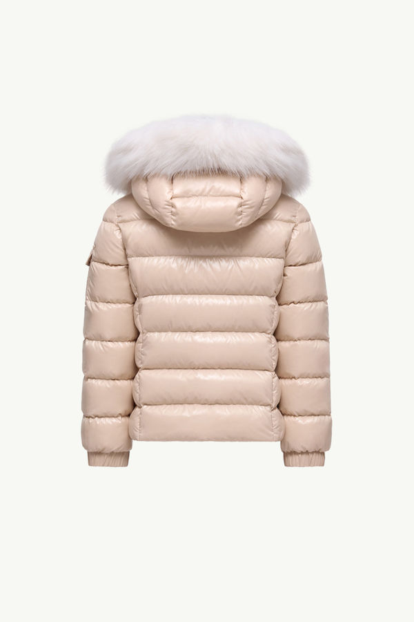 Badyf Hooded Down Jacket Girl Light Beige Moncler 2