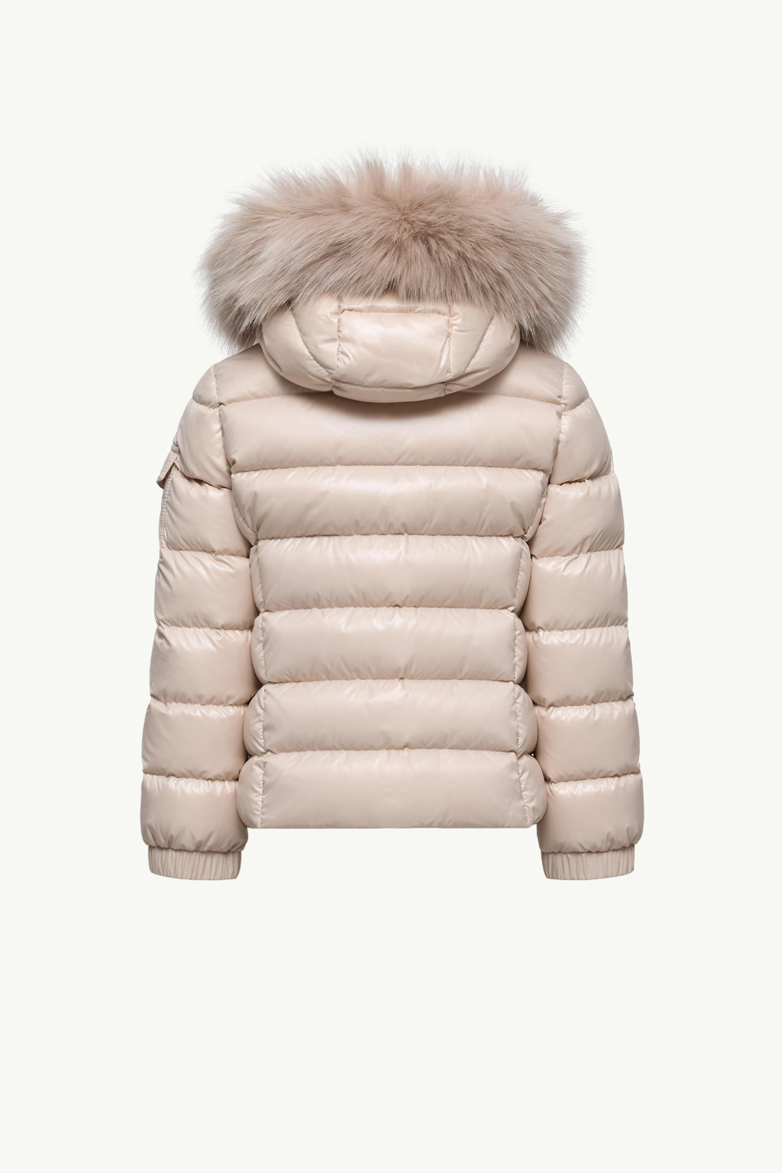Badyf Hooded Down Jacket Girl Light Beige Moncler 2