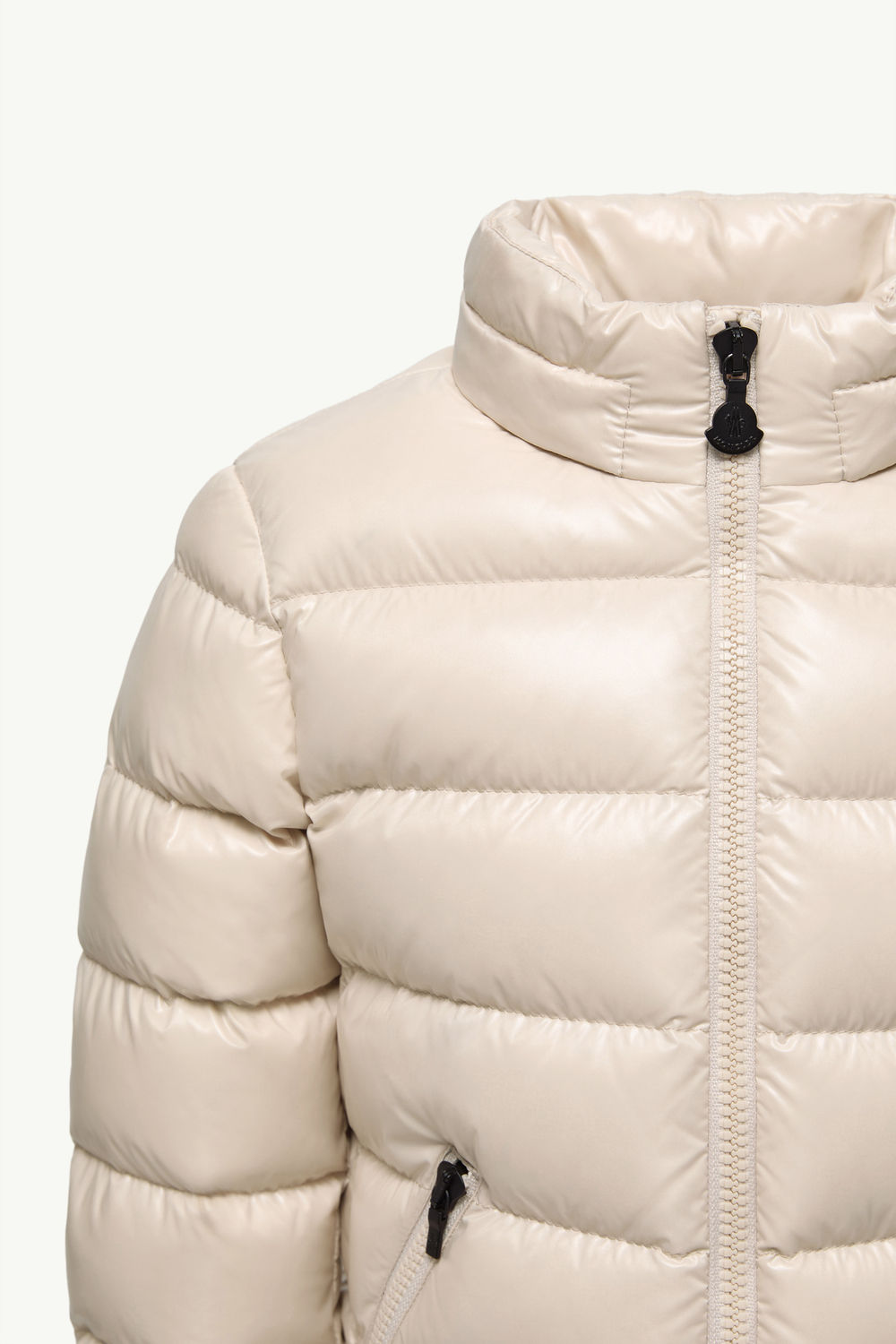 Badyf Hooded Down Jacket Girl Light Beige Moncler 4