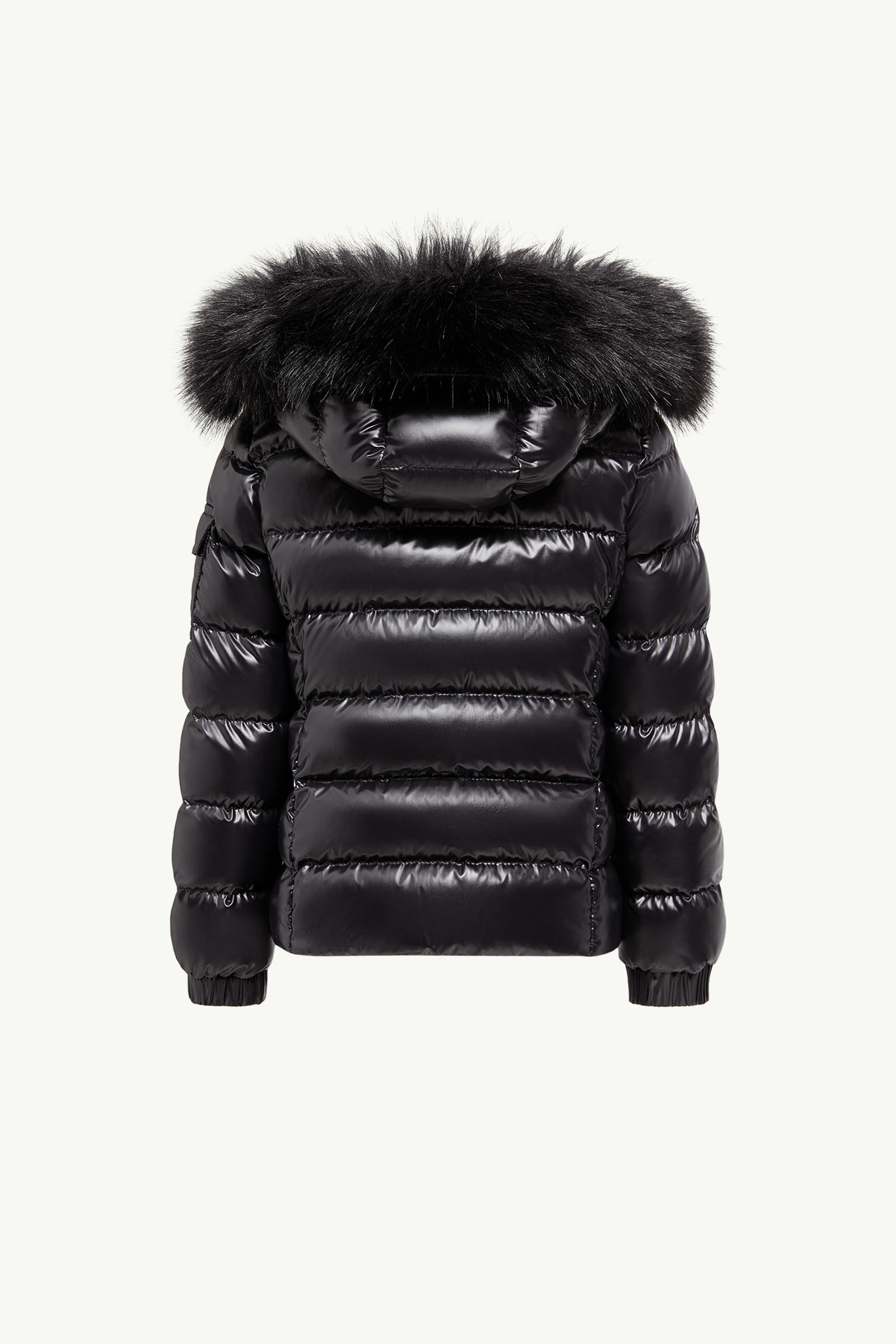 Doudoune à capuche en matière synthétique Badyf Fille Noir Moncler 2