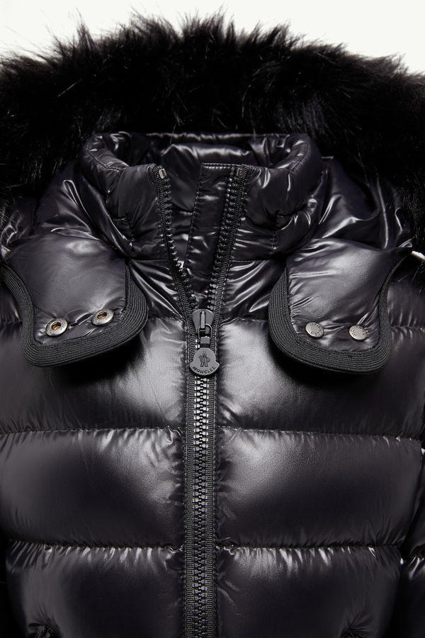 Badyf Hooded Down Jacket Girl Black Moncler 3