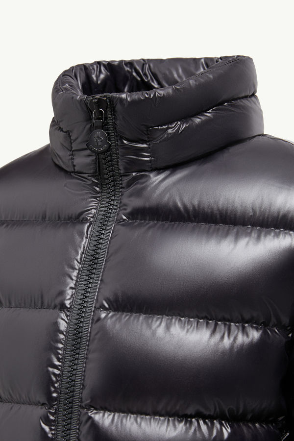 Badyf Hooded Down Jacket Girl Black Moncler 4