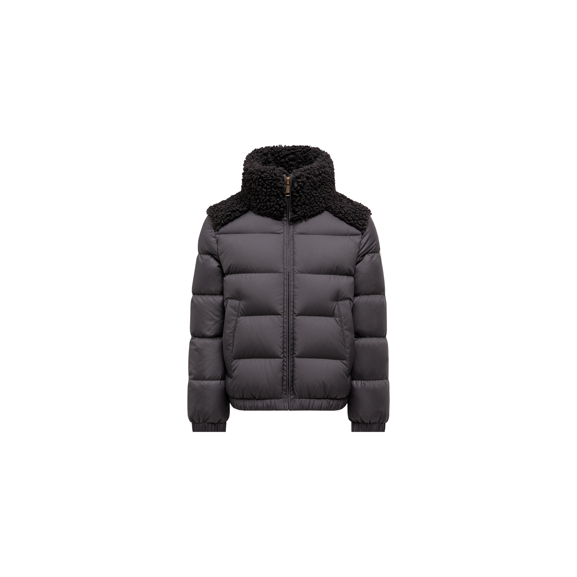 Moncler Enfant Girls Short Down Jacket Black 12Y